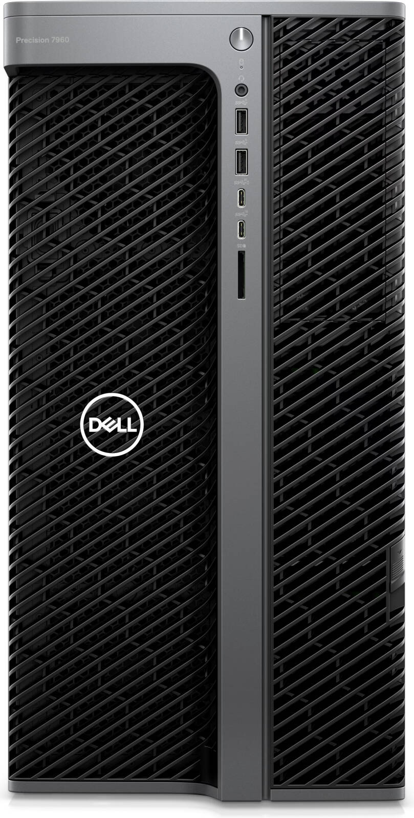 Dell Precision 7960 Tower Workstation Desktop Computer, Intel Xeon W9-3575X, 128GB RAM, 2TB + 2TB SSD & 8TB HDD, Dual NVIDIA RTX 5880 Ada 48GB GPU, ENG Keyboard & Mouse, Ubuntu Linux, Black | 7960