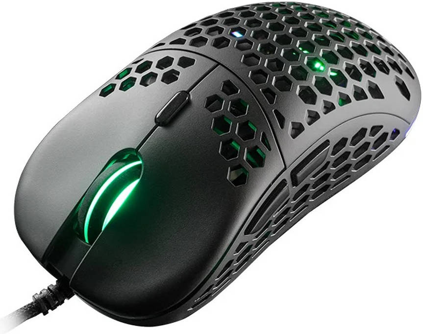 GALAX SLIDER-05B Gaming Mouse – Up to 10,000 DPI Optical Sensor, RGB Illumination, 6 Programmable Macro Buttons, Braided USB Cable, Ergonomic Wired PC Gaming Mouse