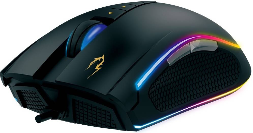GAMDIAS ZEUS P2 RGB Gaming Mouse – Ergonomic Design, High-Precision Sensor, Customizable DPI, RGB Lighting, Wired for PC & Laptop Gaming