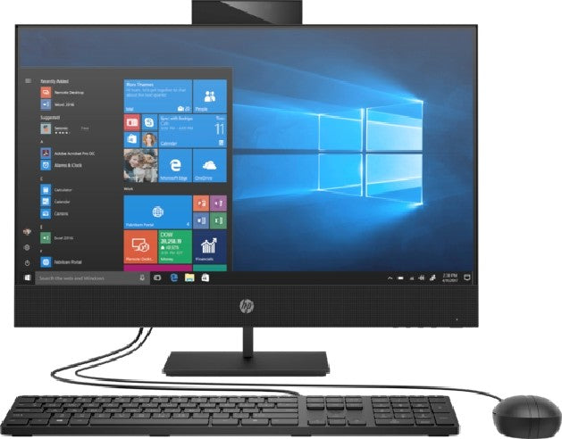 HP ProOne 400 G6 19.5 All In One FHD Non Touch PC, 10th Gen Intel Core i5-10500T, 8GB DDR4 RAM, 1TB HDD, Integrated Intel Graphics, Wired Keyboard and Mouse, Windows 10 Pro, Black | 1C7A7EA#ABV