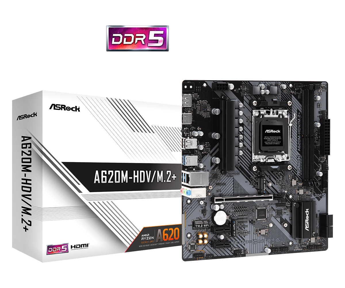 ASROCK A620M-HDV/M.2 D5 mATX