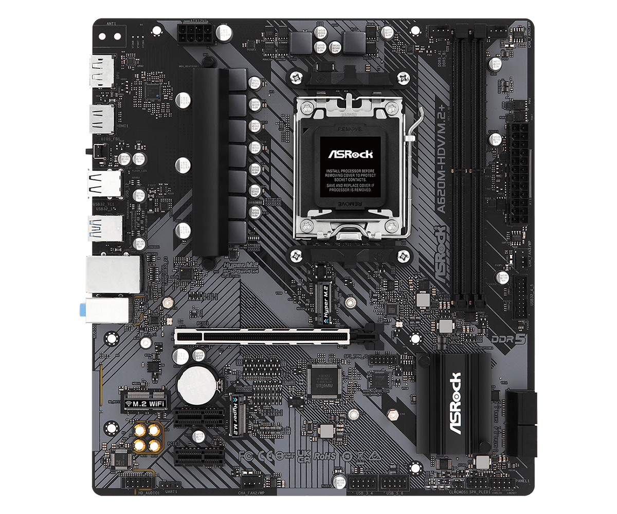 ASROCK A620M-HDV/M.2 D5 mATX