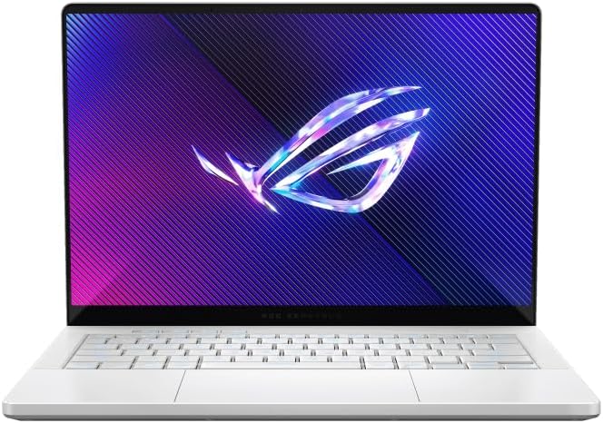 ASUS ROG Zephyrus G14 laptop, AMD ryzen 9-8945HS with AMD AI chip, 16GB LPDDR5X ram, 1TB SSD, Nvidia RTX 4060 8GB, 14″ ROG nebula 3K OLED 120Hz, Windows 11