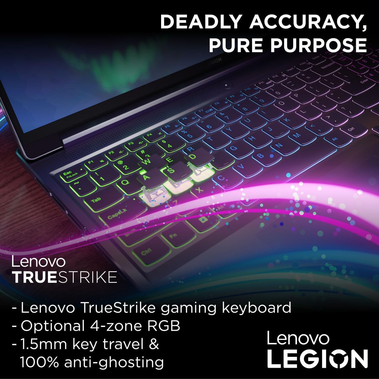 Lenovo Legion Slim 5 (16IRH8) AI Gaming Laptop - Intel Core i7-13700H, 16GB RAM, 512GB SSD, NVIDIA RTX 4050, 16