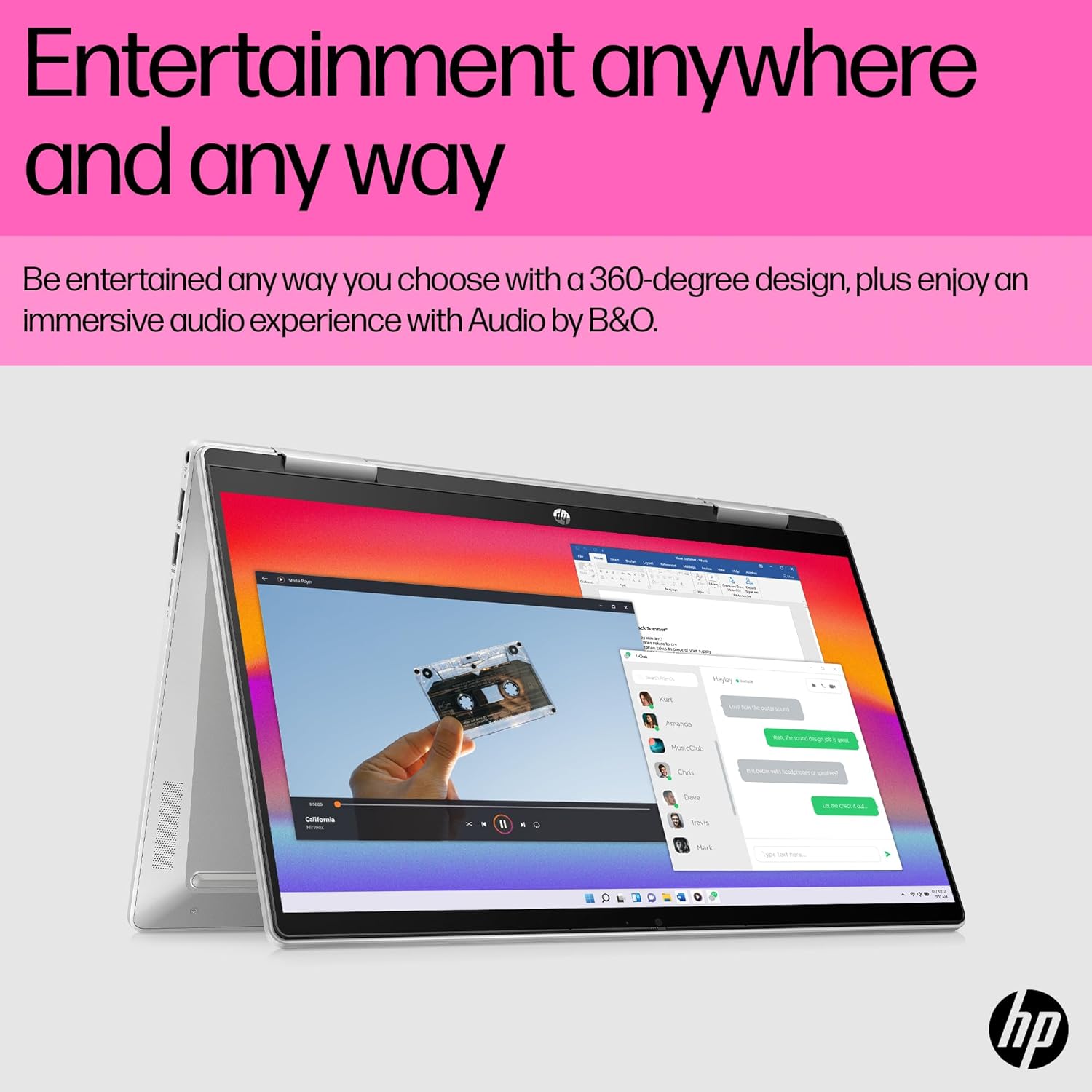 HP Pavilion x360 2 in 1 Laptop 14-ek1012ne, 14