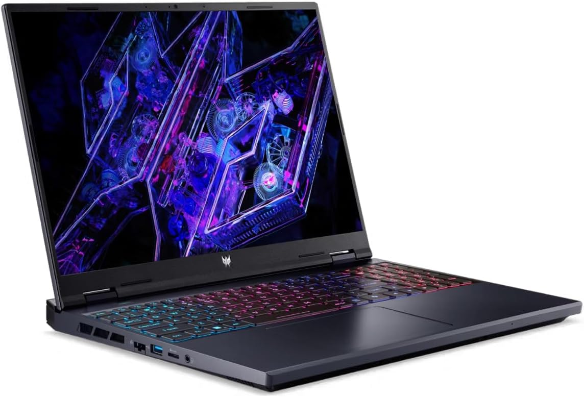 Acer Predator Helios Neo 16 Gaming Laptop 14th Gen Intel 24-Core i9-14900HX | NVIDIA 8GB GeForce RTX 4060, 16” WQXGA 165Hz Display, Windows 11 Pro - Black