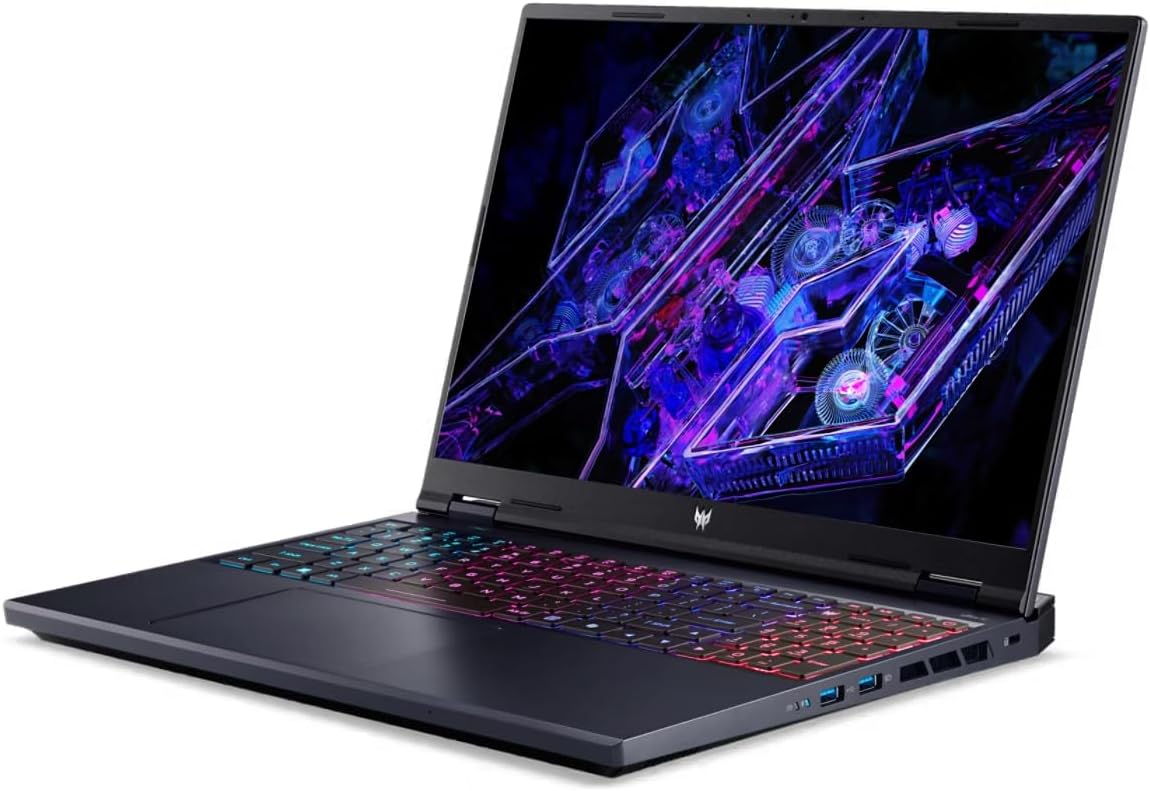 Acer Predator Helios Neo 16 Gaming Laptop 14th Gen Intel 24-Core i9-14900HX | NVIDIA 8GB GeForce RTX 4060, 16” WQXGA 165Hz Display, Windows 11 Pro - Black