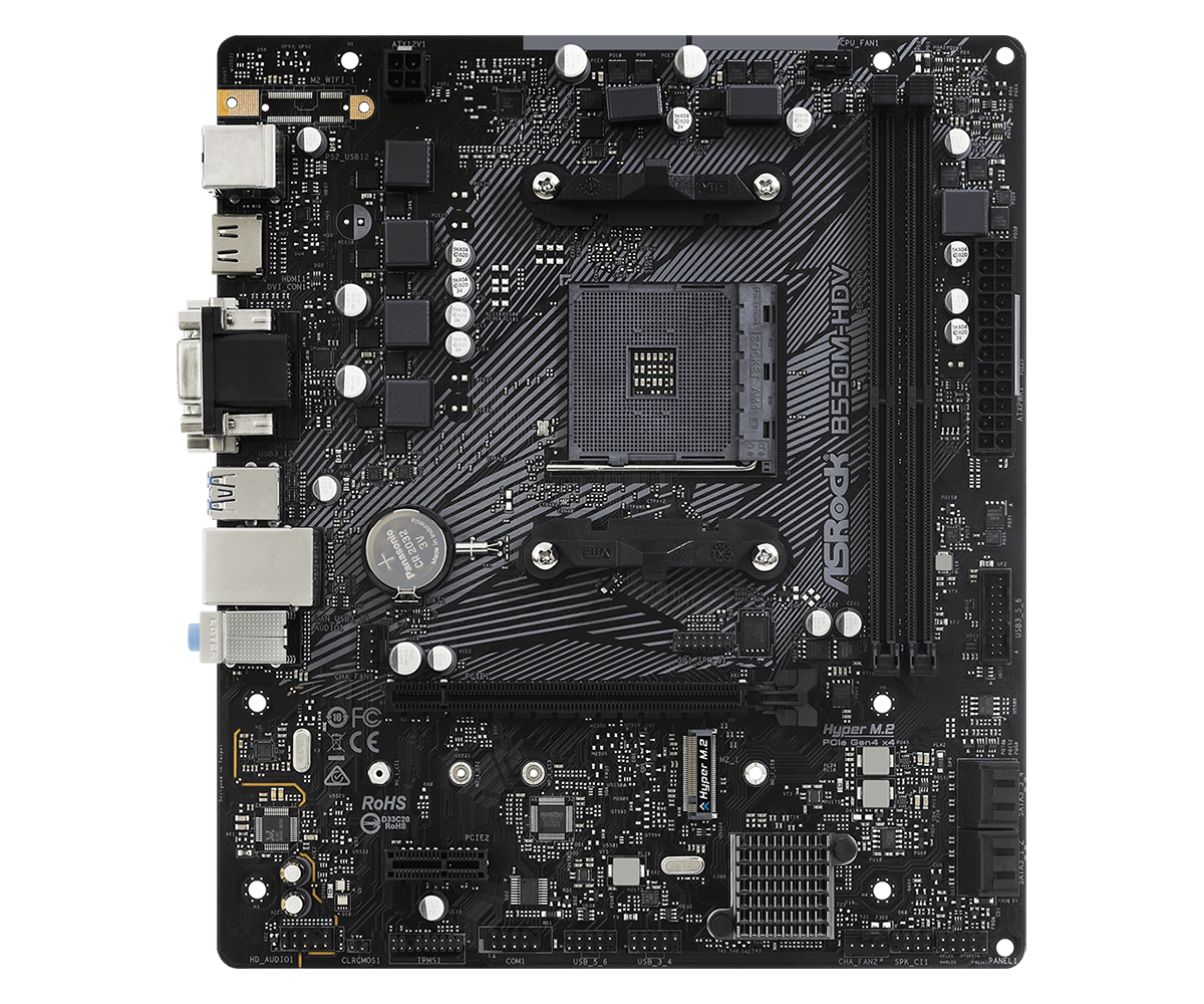 ASROCK B550M-HDV D4 mATX