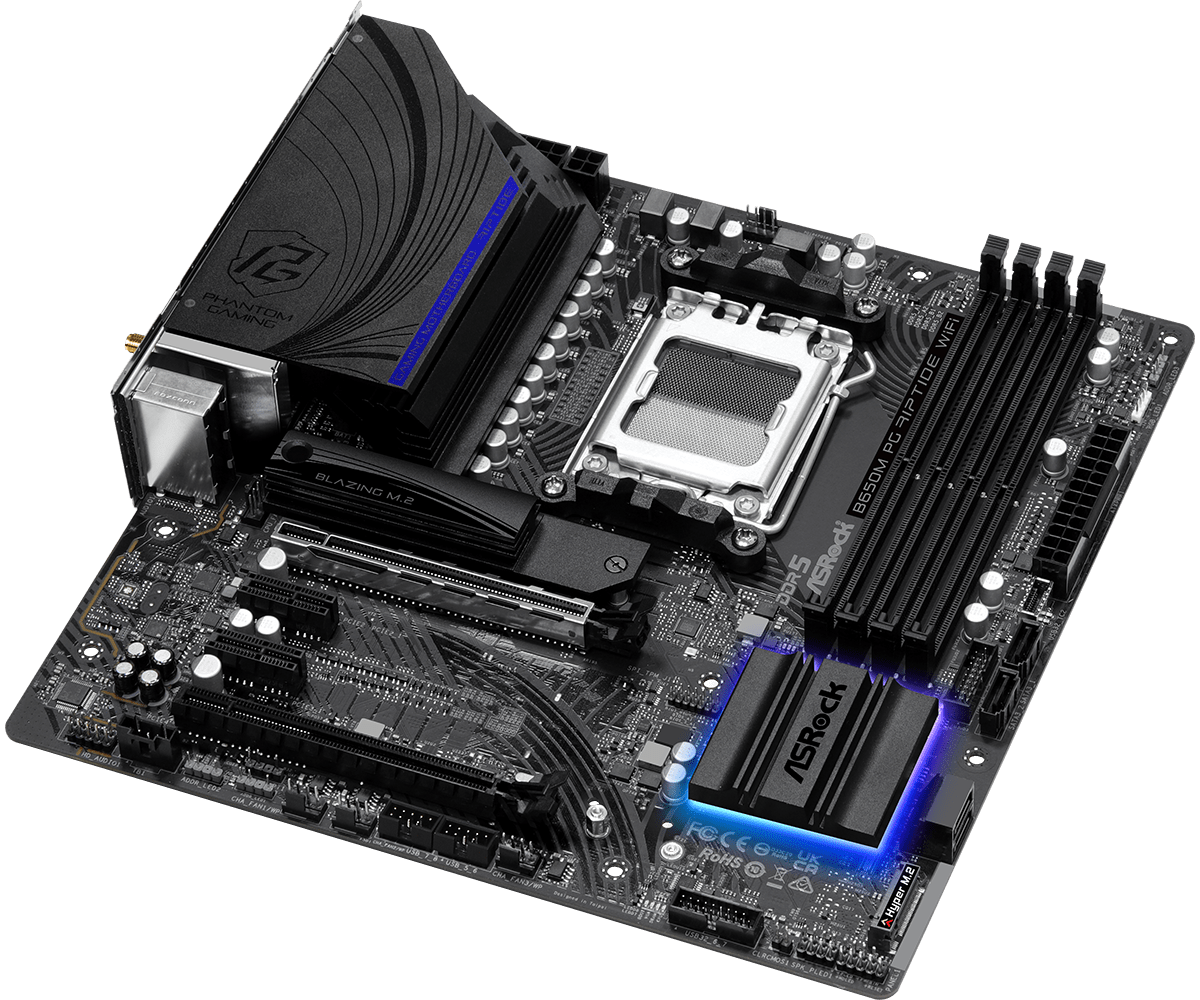 ASROCK B650M PG Riptide WiFi D5 mATX