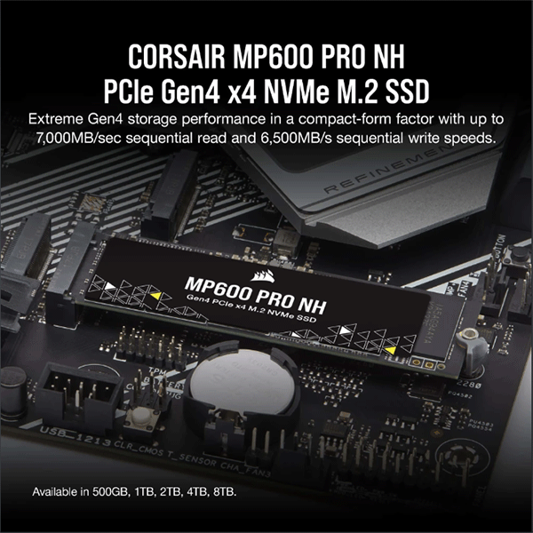 CORSAIR M.2 NVME MP600 PRO NH SSD 8TB