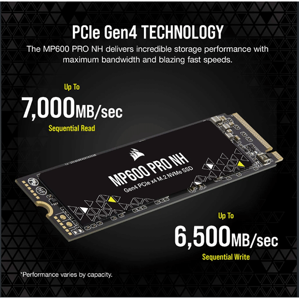 CORSAIR M.2 NVME MP600 PRO NH SSD 8TB