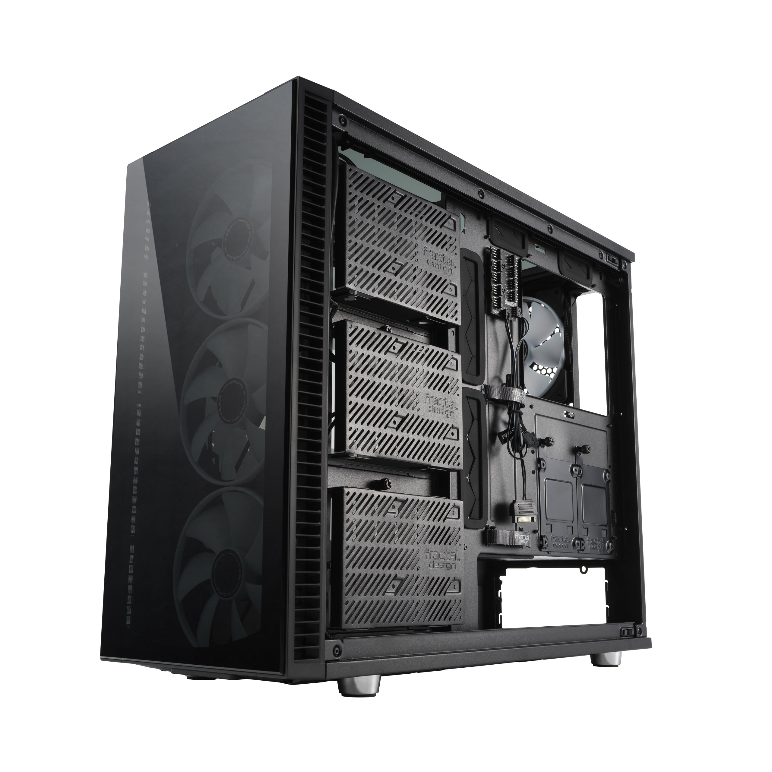 Fractal Design S2 Vision Tempered Glass RGB Black Case – High-Airflow Gaming Chassis with RGB Lighting