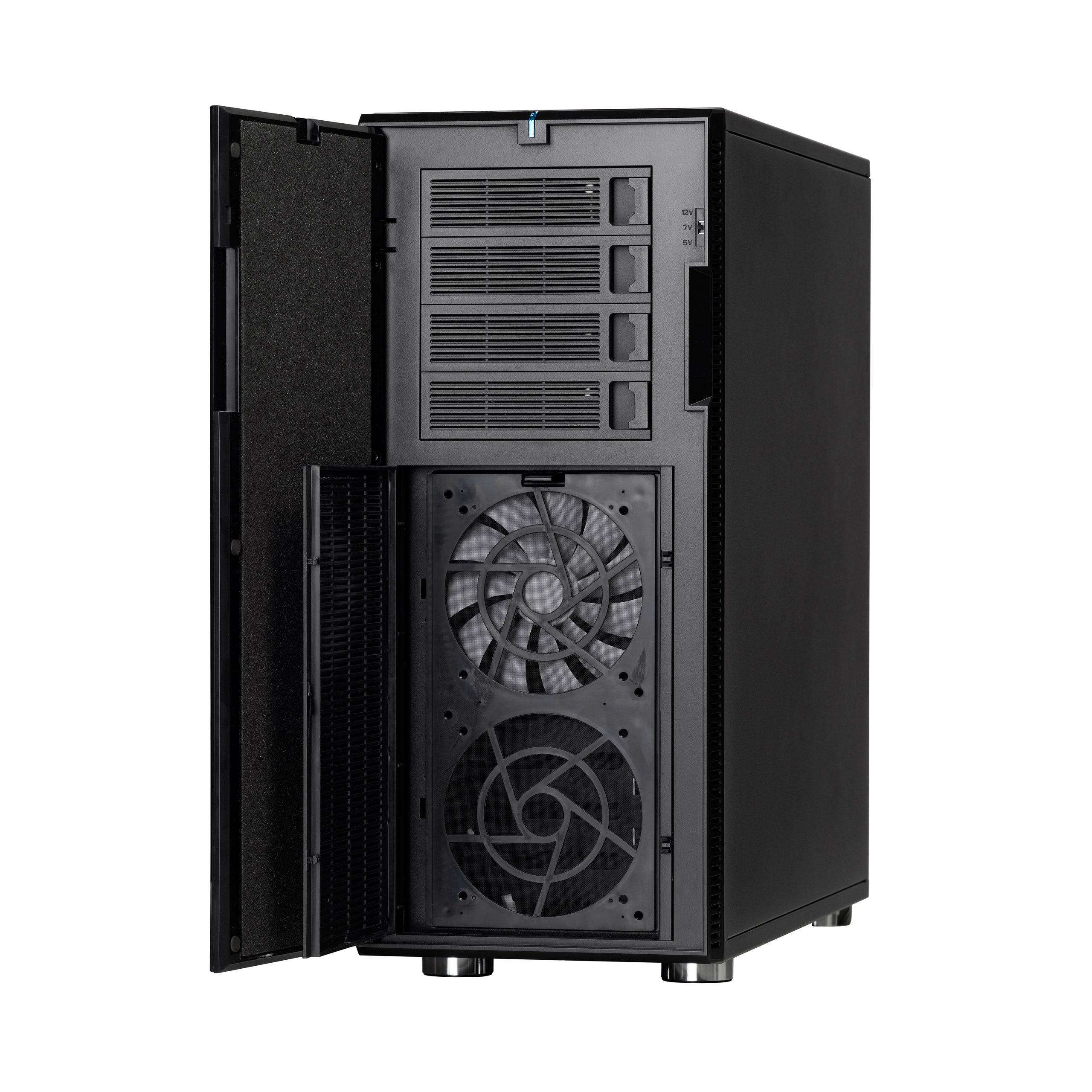 Fractal Design Define XL R2 Black Pearl Full Tower Gaming Case – Silent Cooling, Modular Interior, Premium Build with Noise Dampening & Exceptional Airflow