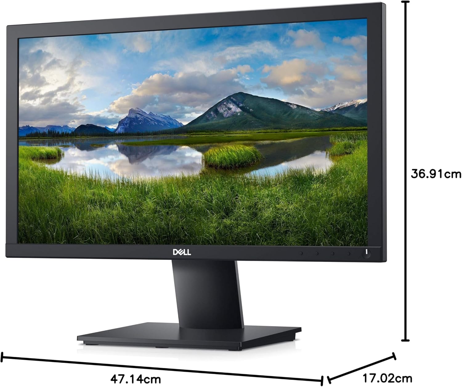 Dell E2020H 20-Inch HD 16:9 Monitor With VGA,DisplayPort -Black