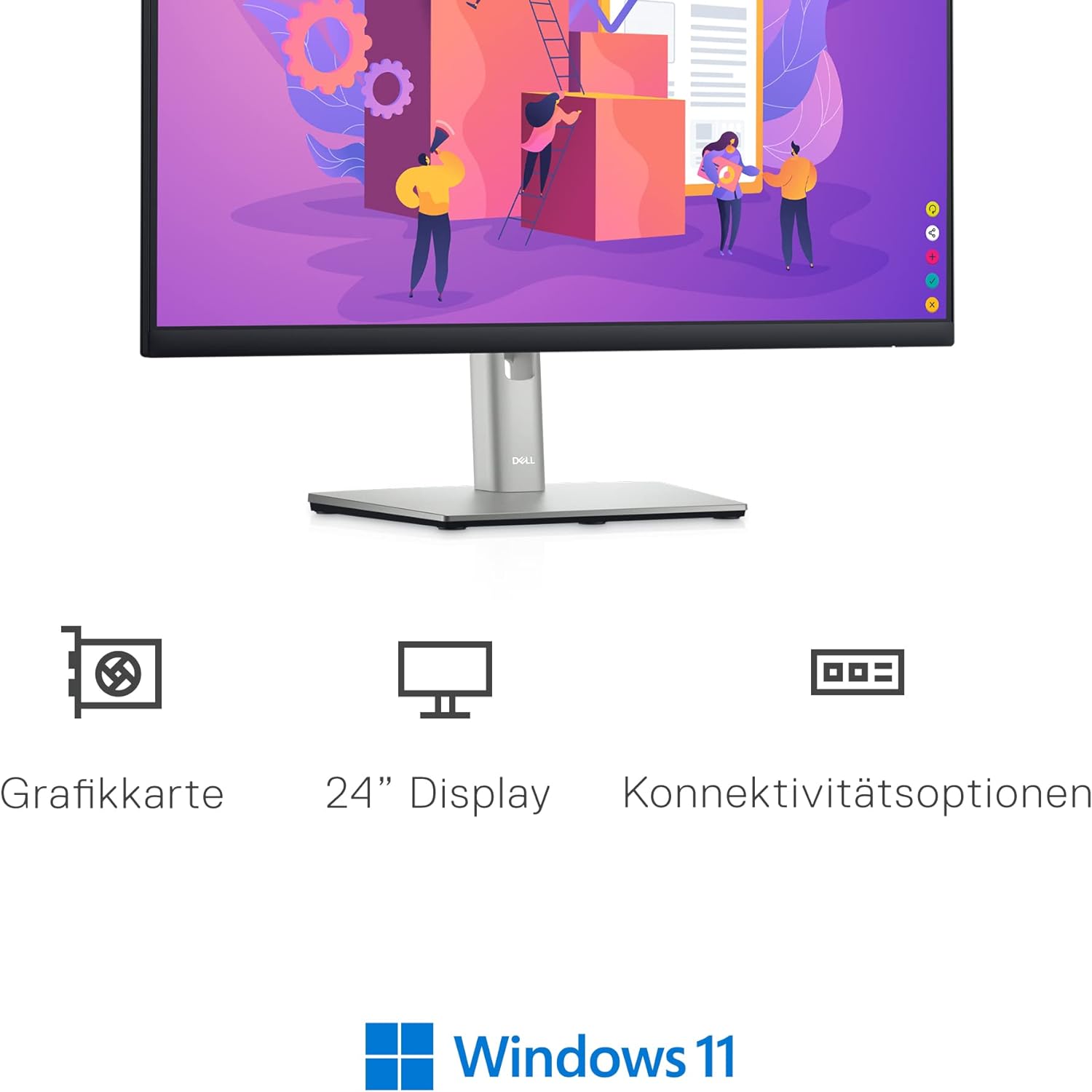 DELL P2422H  23.8" MONITOR