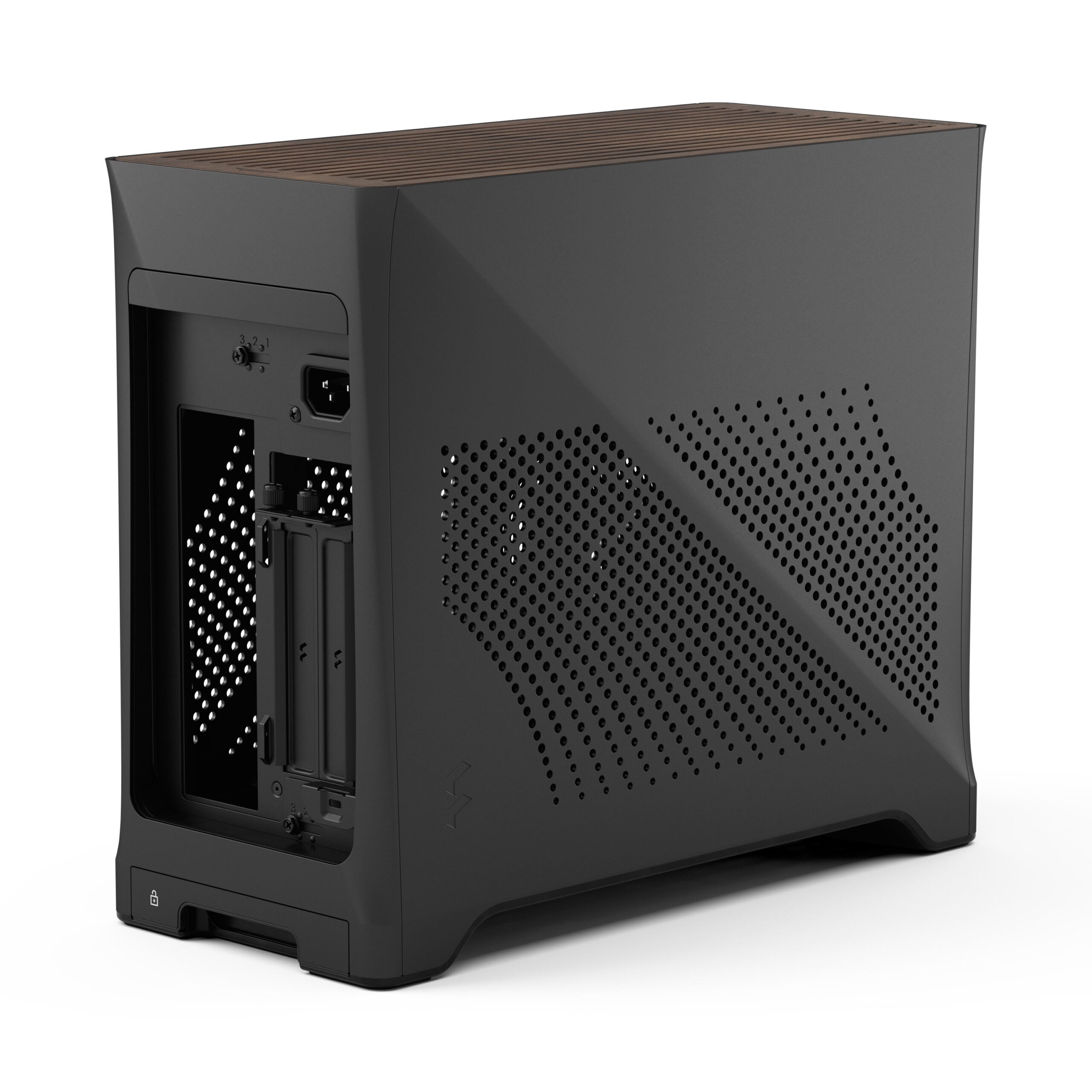 Fractal Design Era 2 Mini-ITX Charcoal Case – Compact Premium Build, Aluminum Exterior, Silent Cooling, and Modern Minimalist Design