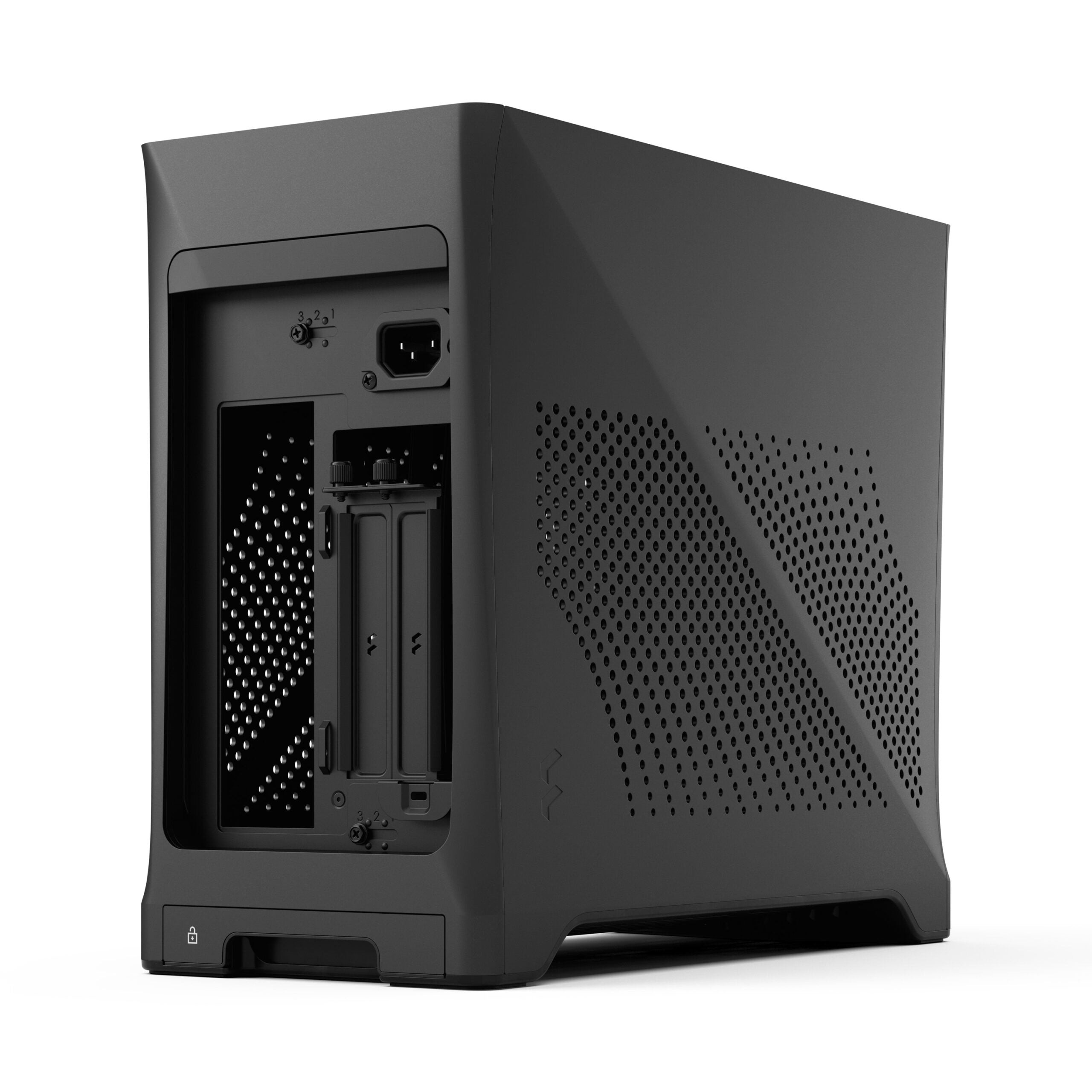 Fractal Design Era 2 Mini-ITX Charcoal Case – Compact Premium Build, Aluminum Exterior, Silent Cooling, and Modern Minimalist Design