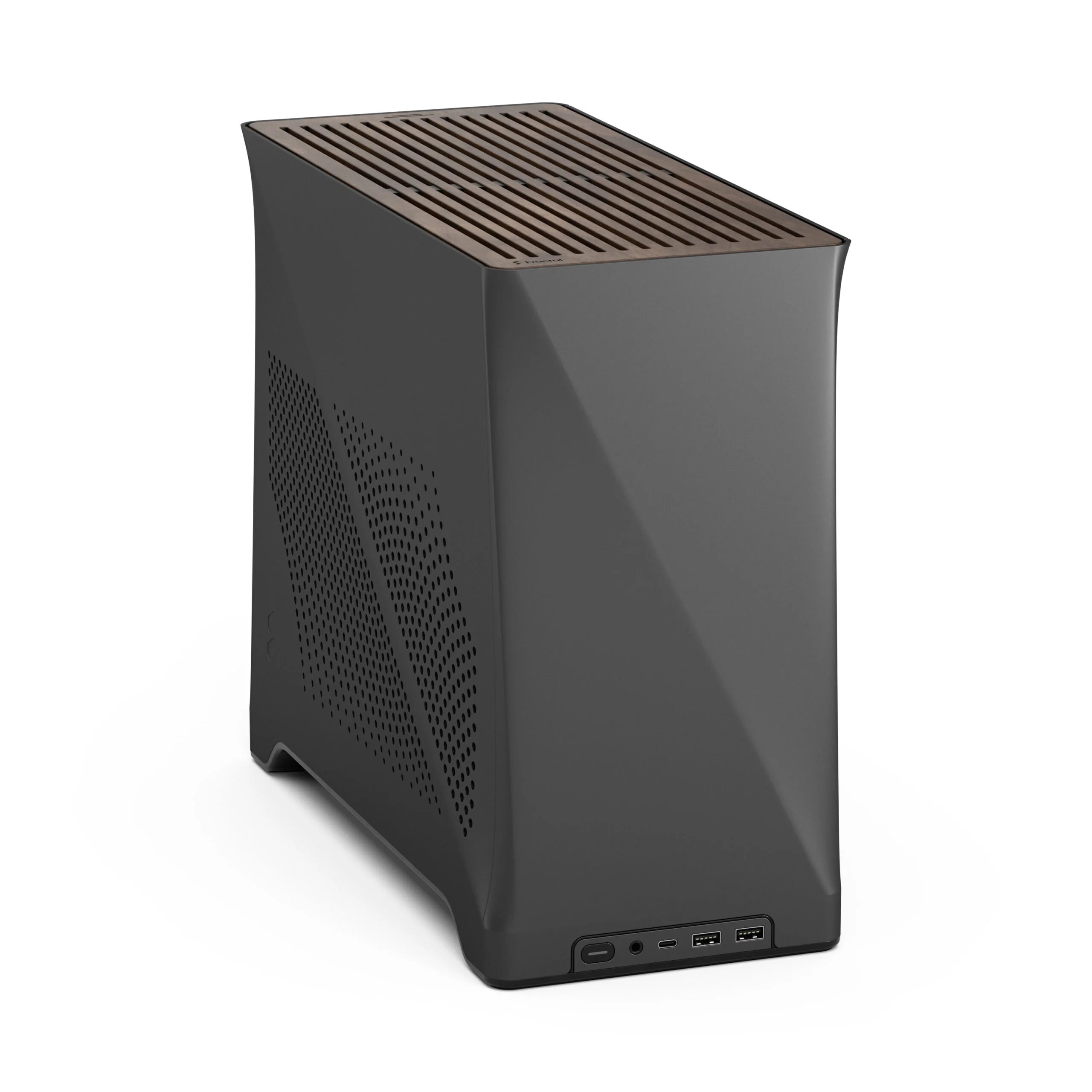 Fractal Design Era 2 Mini-ITX Midnight Blue Case – Compact Premium Aluminum PC Case, High Airflow, Elegant Design, Supports SFX PSU & Liquid Cooling