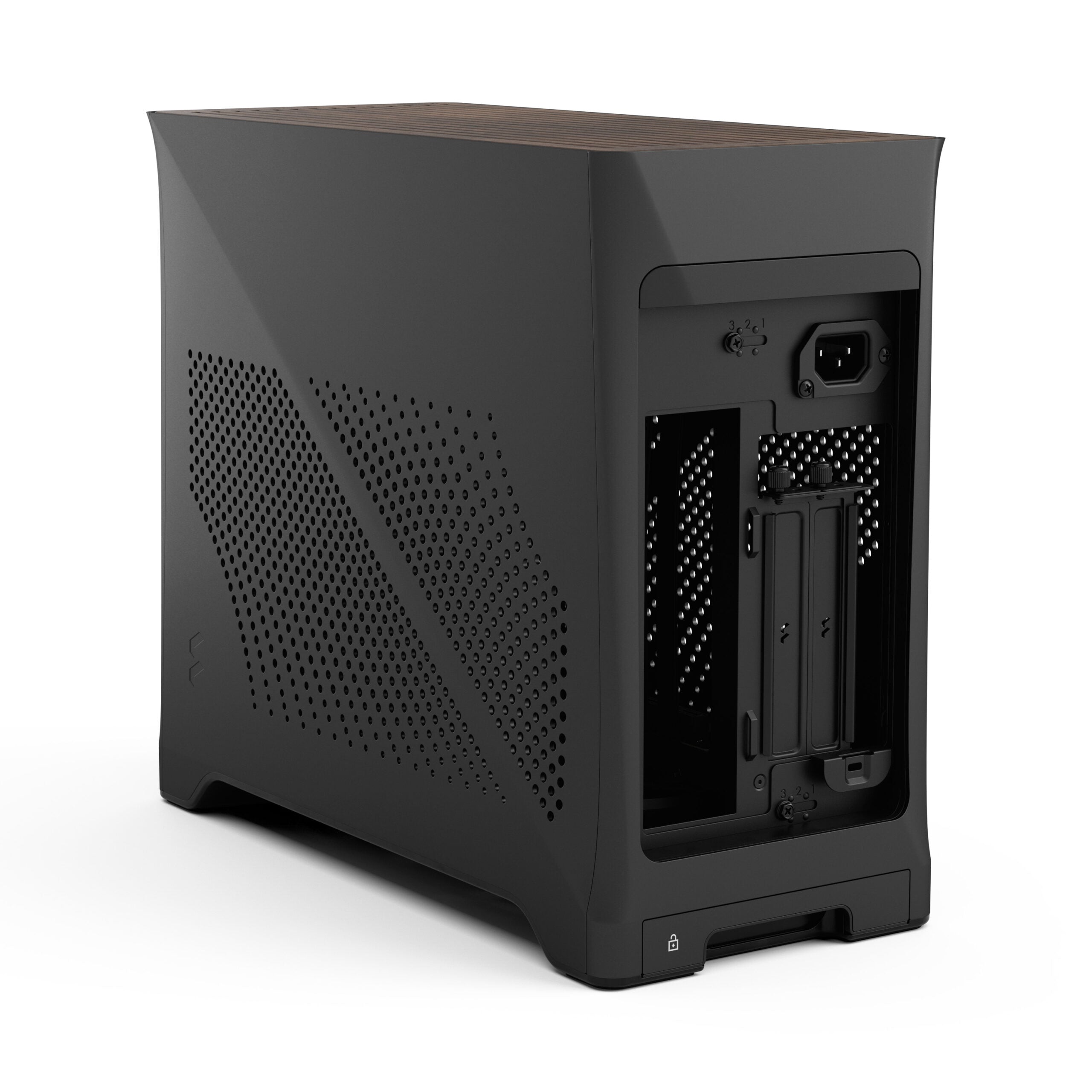 Fractal Design Era 2 Mini-ITX Charcoal Case – Compact Premium Build, Aluminum Exterior, Silent Cooling, and Modern Minimalist Design