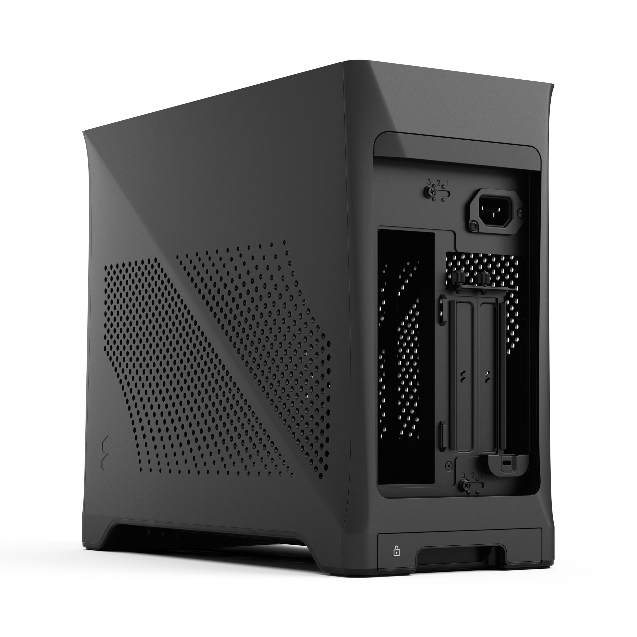 Fractal Design Era 2 Mini-ITX Charcoal Case – Compact Premium Build, Aluminum Exterior, Silent Cooling, and Modern Minimalist Design