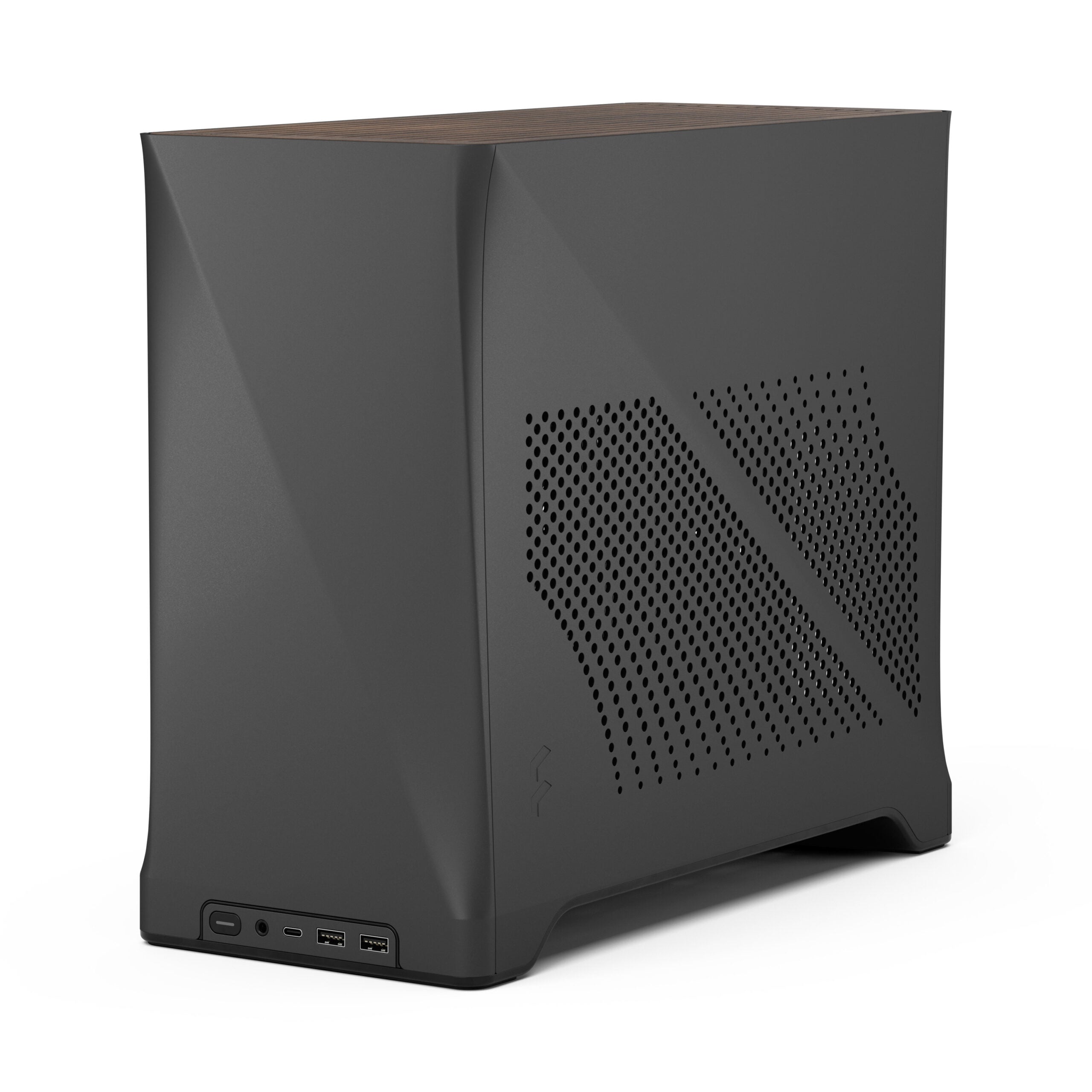 Fractal Design Era 2 Mini-ITX Midnight Blue Case – Compact Premium Aluminum PC Case, High Airflow, Elegant Design, Supports SFX PSU & Liquid Cooling