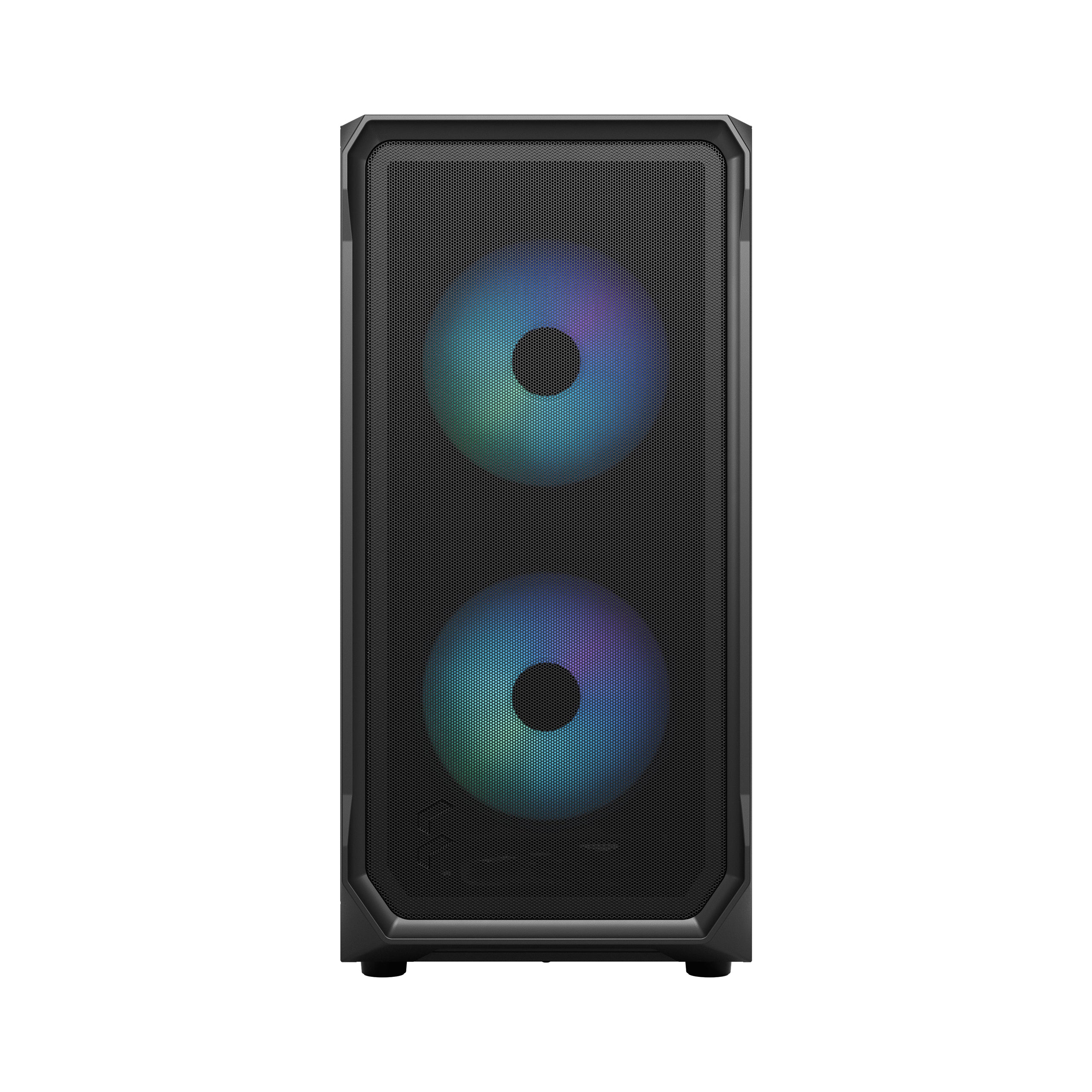 Fractal Focus 2 RGB Black Mid Tower Gaming Case – High Airflow PC Chassis with ARGB Fans