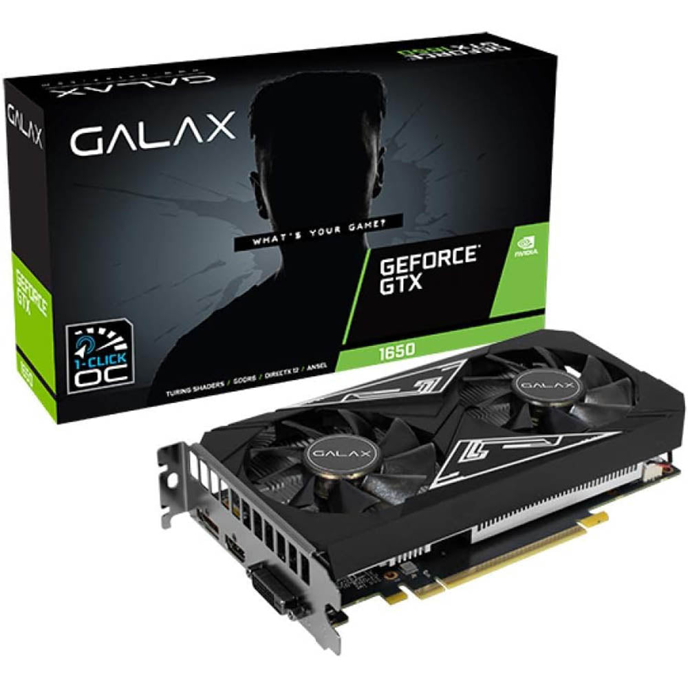 Galax GeForce GTX 1650 EX-1 Click OC 4GB GDDR6