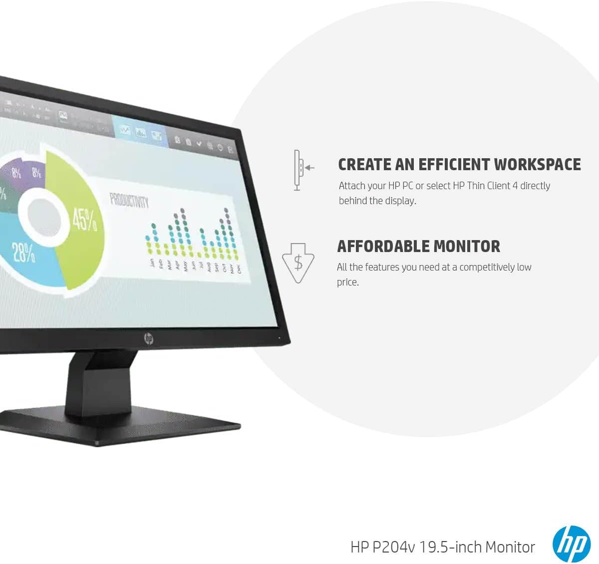 HP Monitor P204V