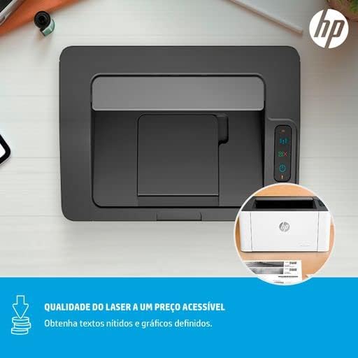 HP Laser 107w Printer - Black and white, Printer for Small Medium Business