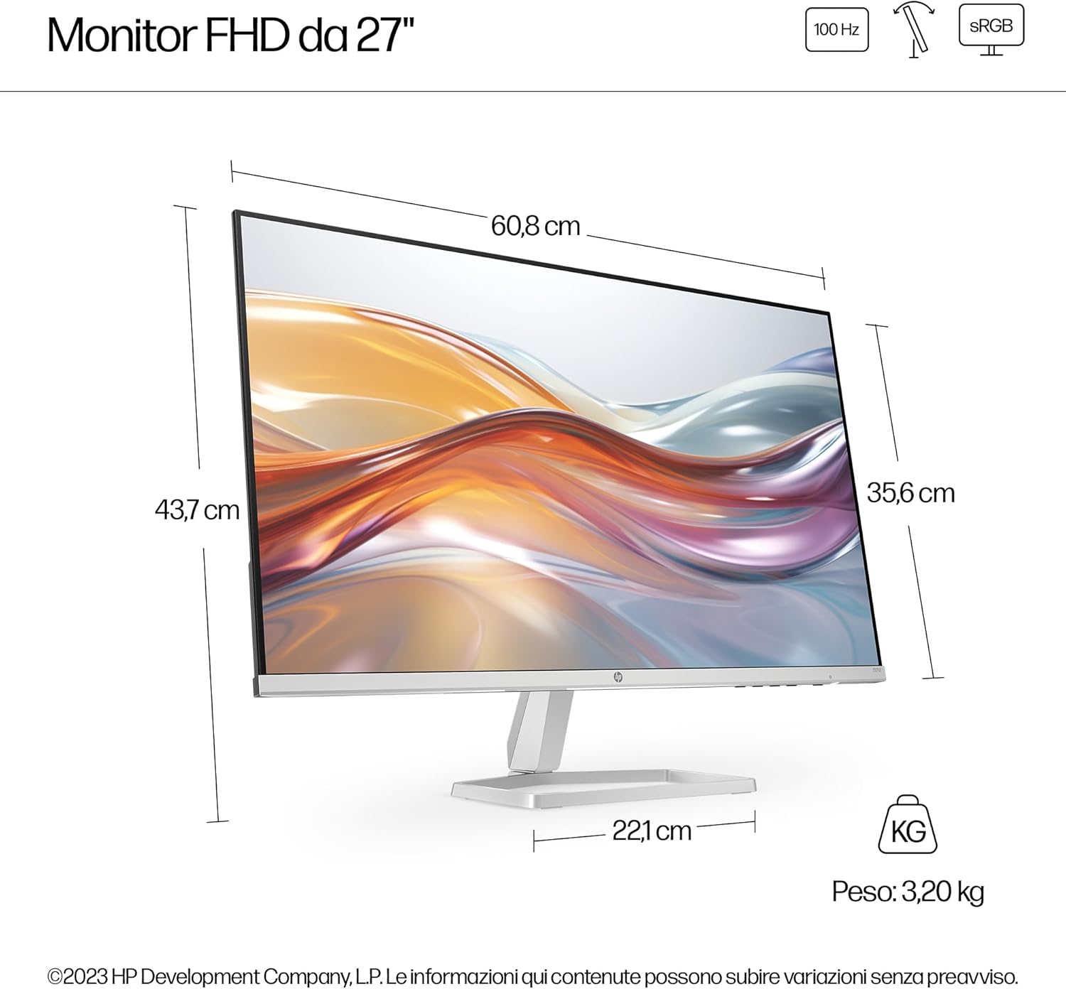 HP Series 5 27 inch FHD Monitor