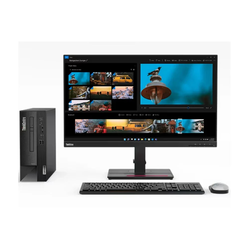 Lenovo ThinkCentre Neo 50s Gen4 i3-12100 4GB DDR4 1TB HDD Integrated Intel UHD Graphics 730, USB Calliope KYB Arabic/English, USB Calliope Mouse, Win 11 Pro 1Yr