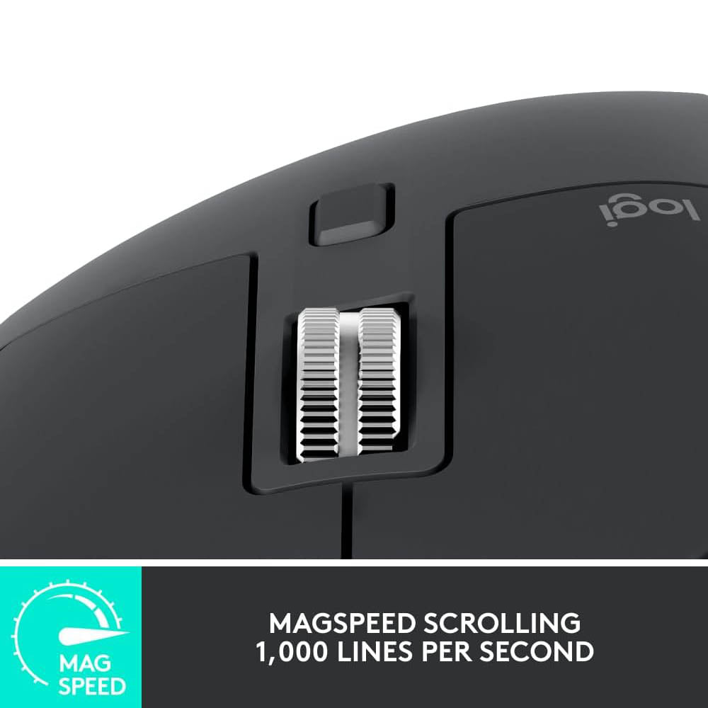 Logitech MX Master 3S - Wireless Performance Mouse - Graphite