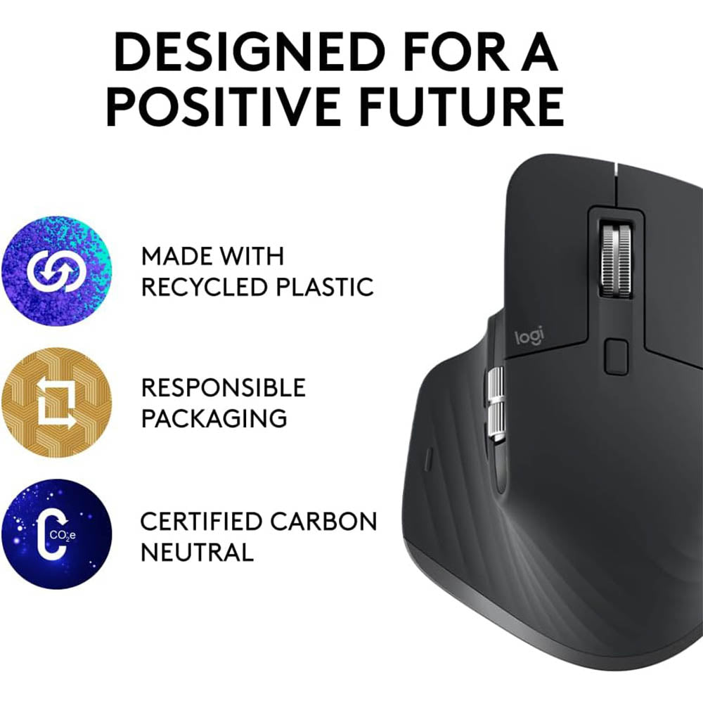 Logitech MX Master 3S - Wireless Performance Mouse - Graphite