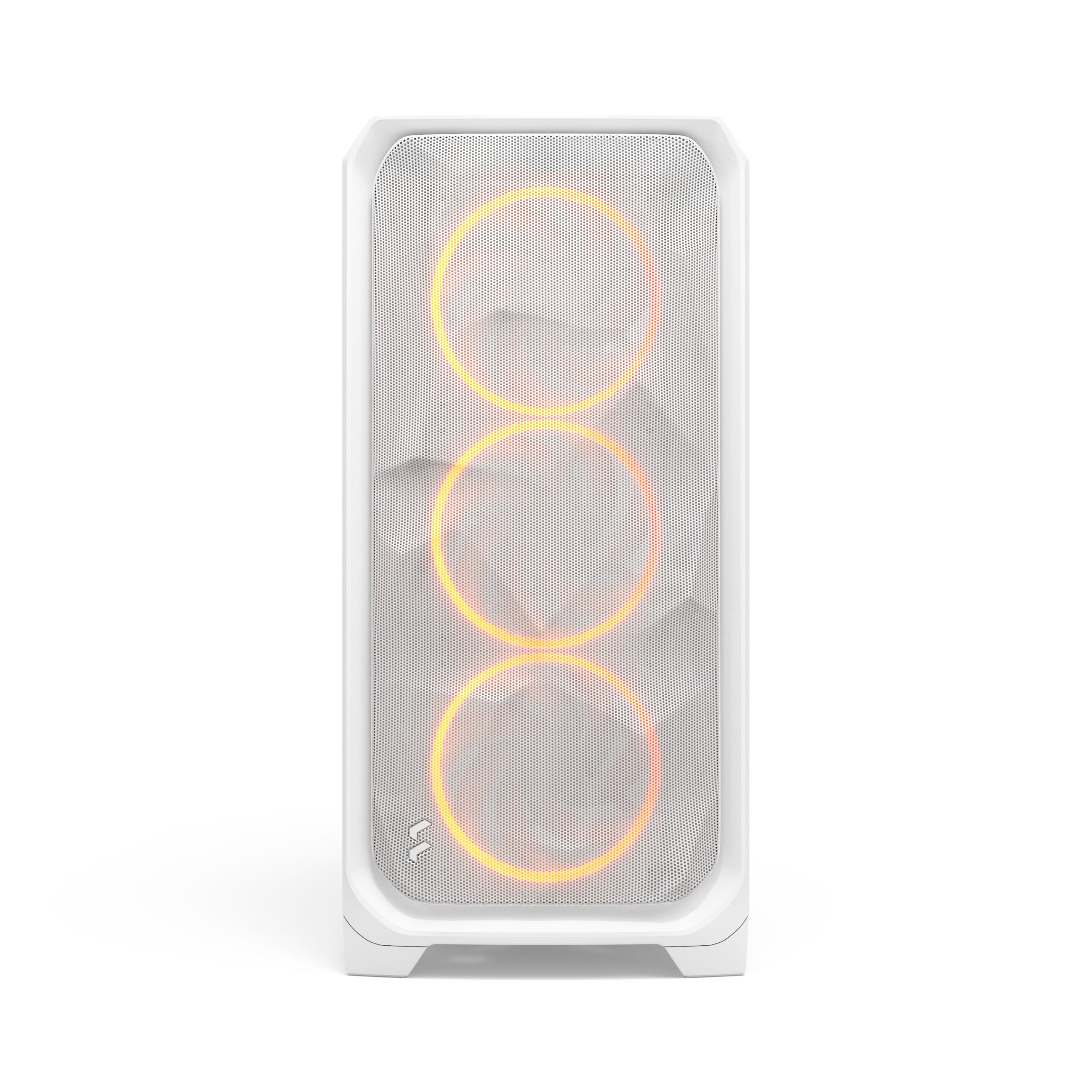 Fractal Meshify 3 XL Ambience Pro RGB White TG Clear Full Tower Gaming Case – High Airflow & Customizable RGB