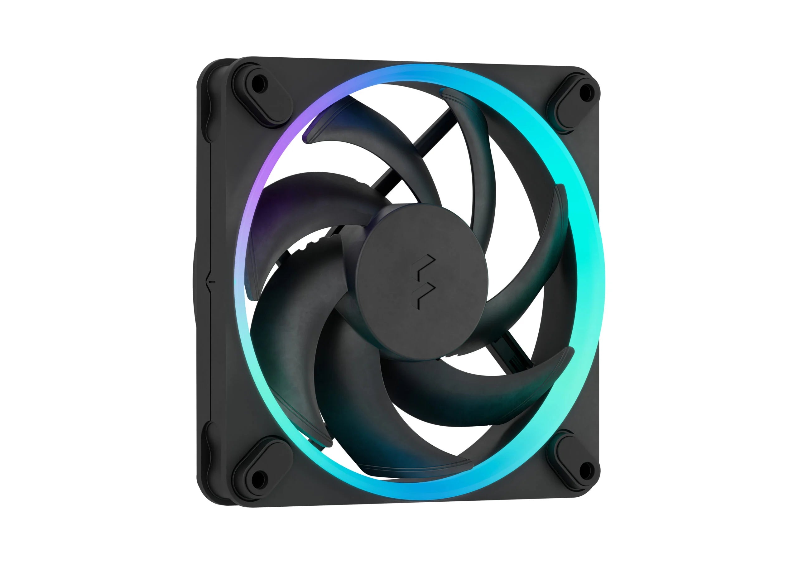 Fractal Design Momentum 12 ARGB 120mm Single Black PWM Fan – High-Performance RGB Cooling