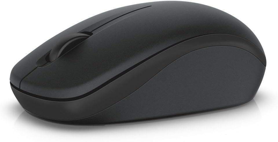 Dell Wireless Computer Mouse-WM126 – Long Life Battery, with Comfortable Design (Black)