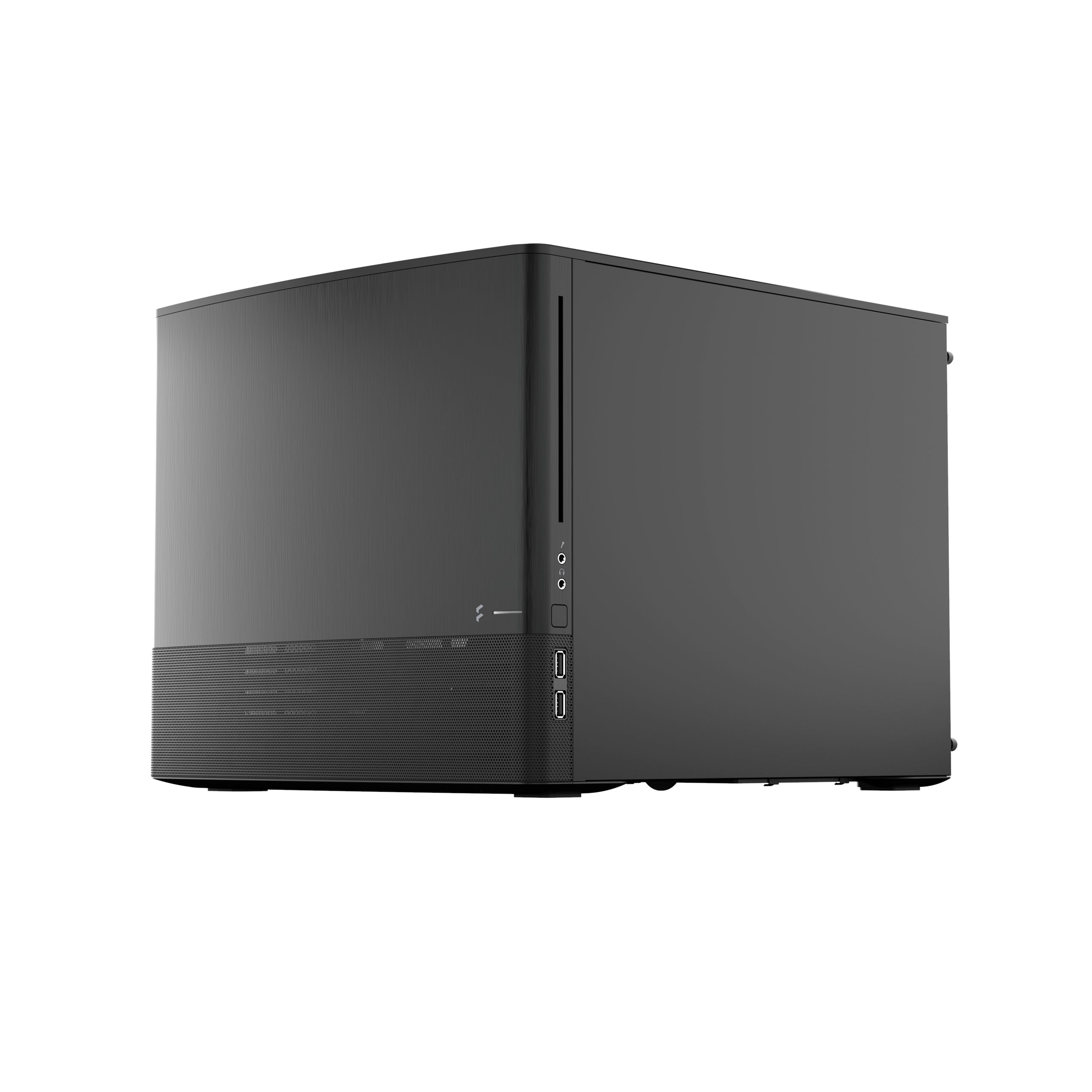 Fractal Design Node 202 Mini-ITX SFX HTPC PC Case – Slim, Compact, Modern Design, High Airflow, Vertical & Horizontal Orientation, Silent Gaming & Home Theater Build