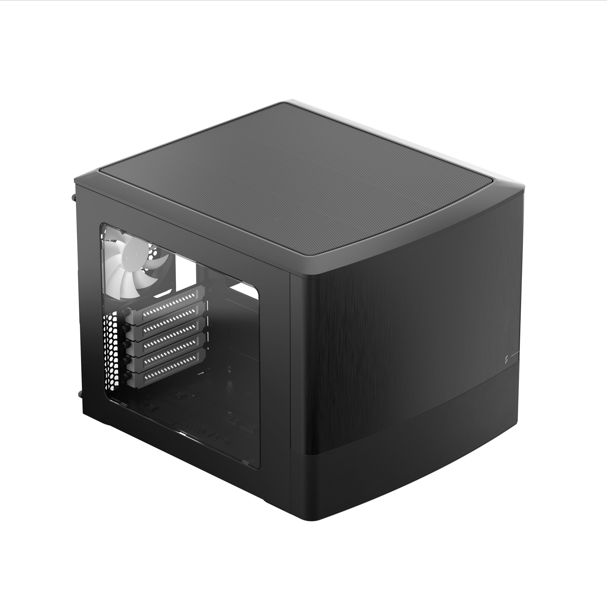 Fractal Design Node 202 Mini-ITX SFX HTPC PC Case – Slim, Compact, Modern Design, High Airflow, Vertical & Horizontal Orientation, Silent Gaming & Home Theater Build