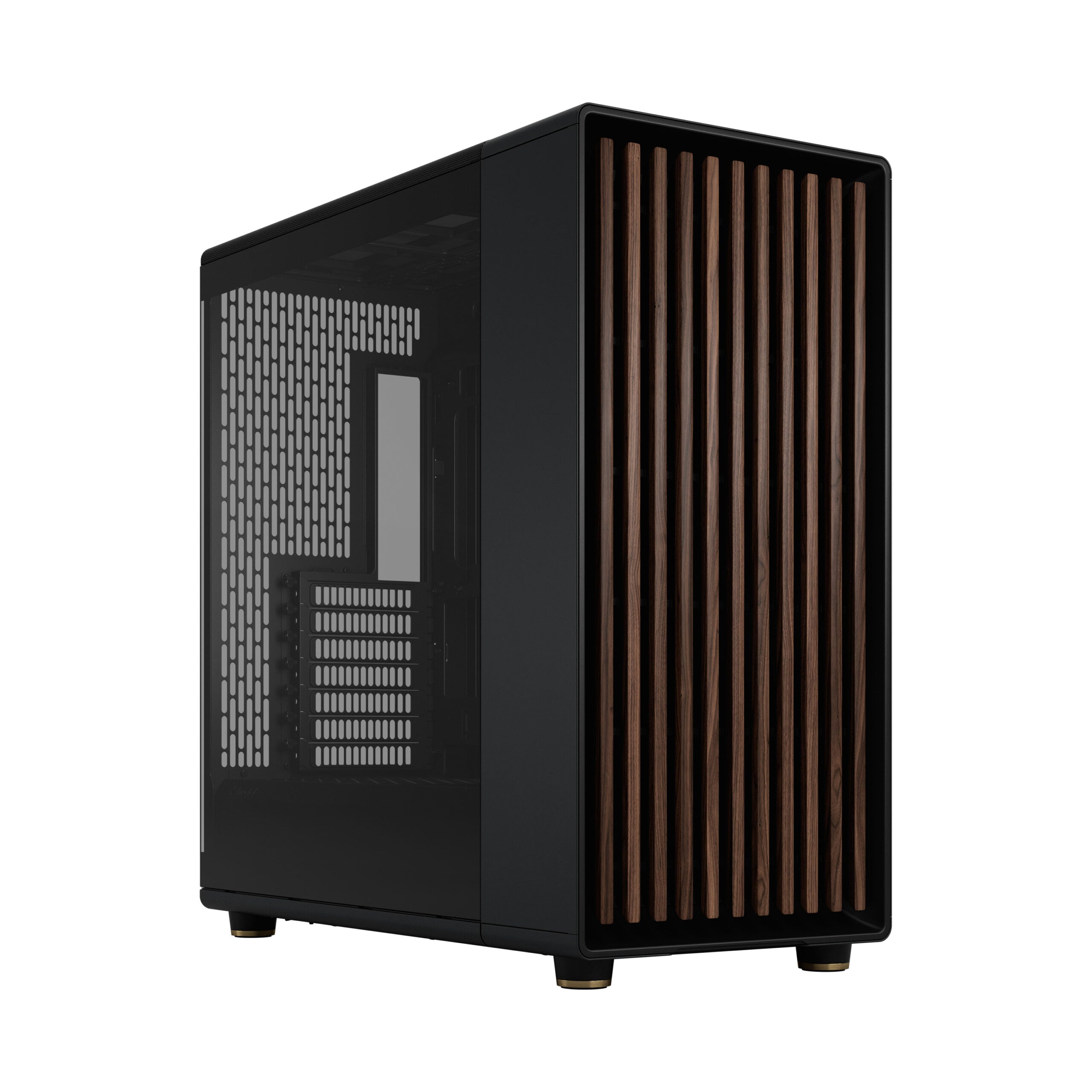 Fractal North XL RC Charcoal Black TG Dark BTF Case – Full Tower, High Airflow, Premium Build