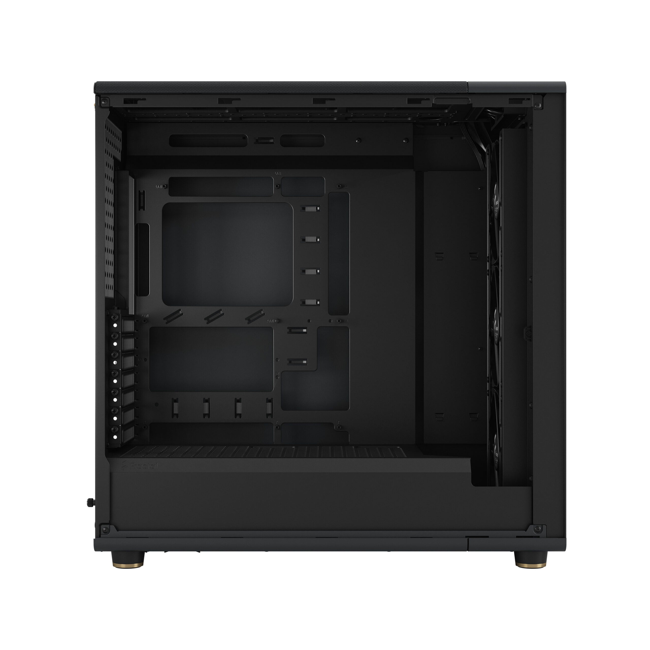 Fractal North XL Charcoal Dark Tint Mid Tower Gaming Case – High Airflow PC Chassis