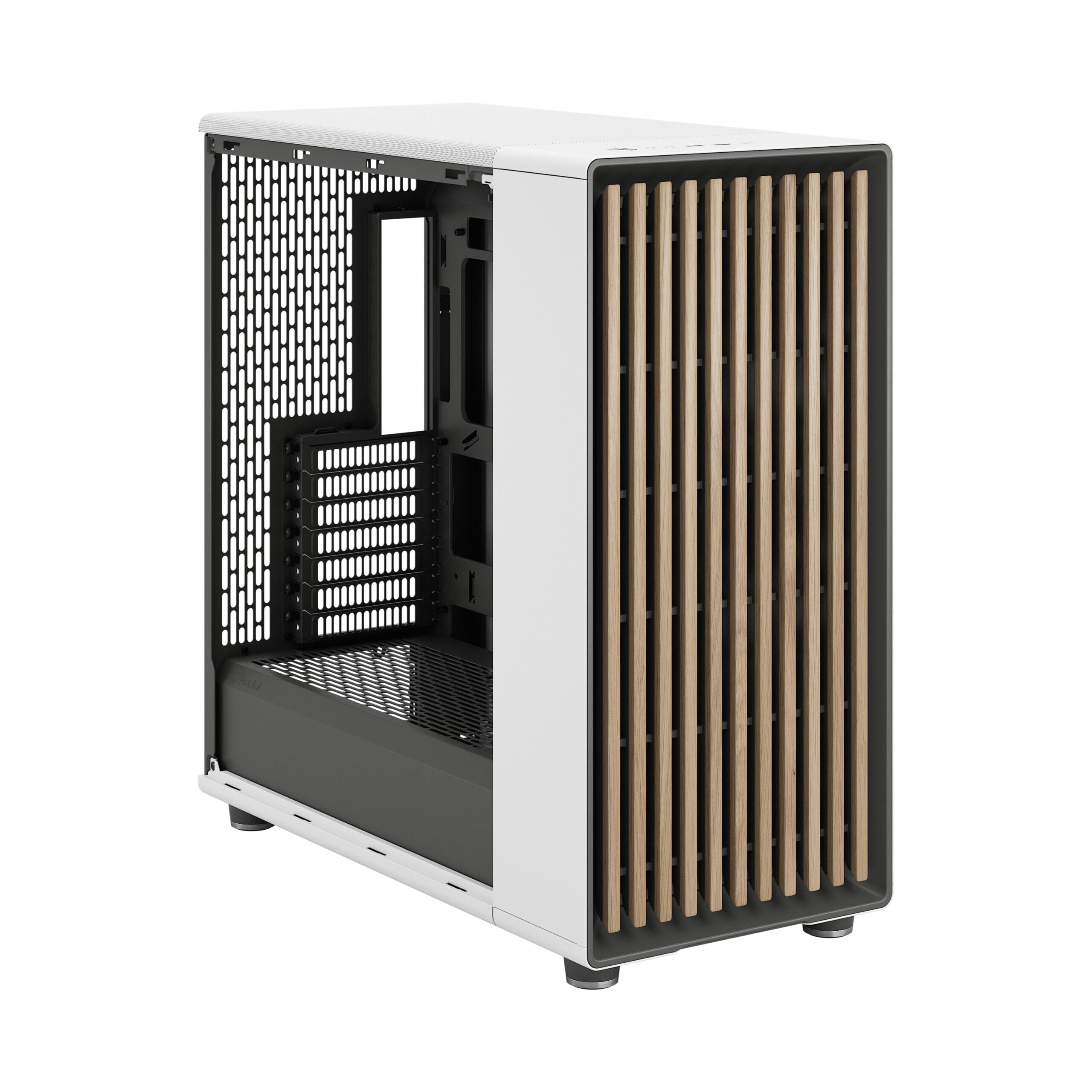 Fractal North XL RC Chalk White TG Clear BTF Case – Full Tower, High Airflow, Premium Build
