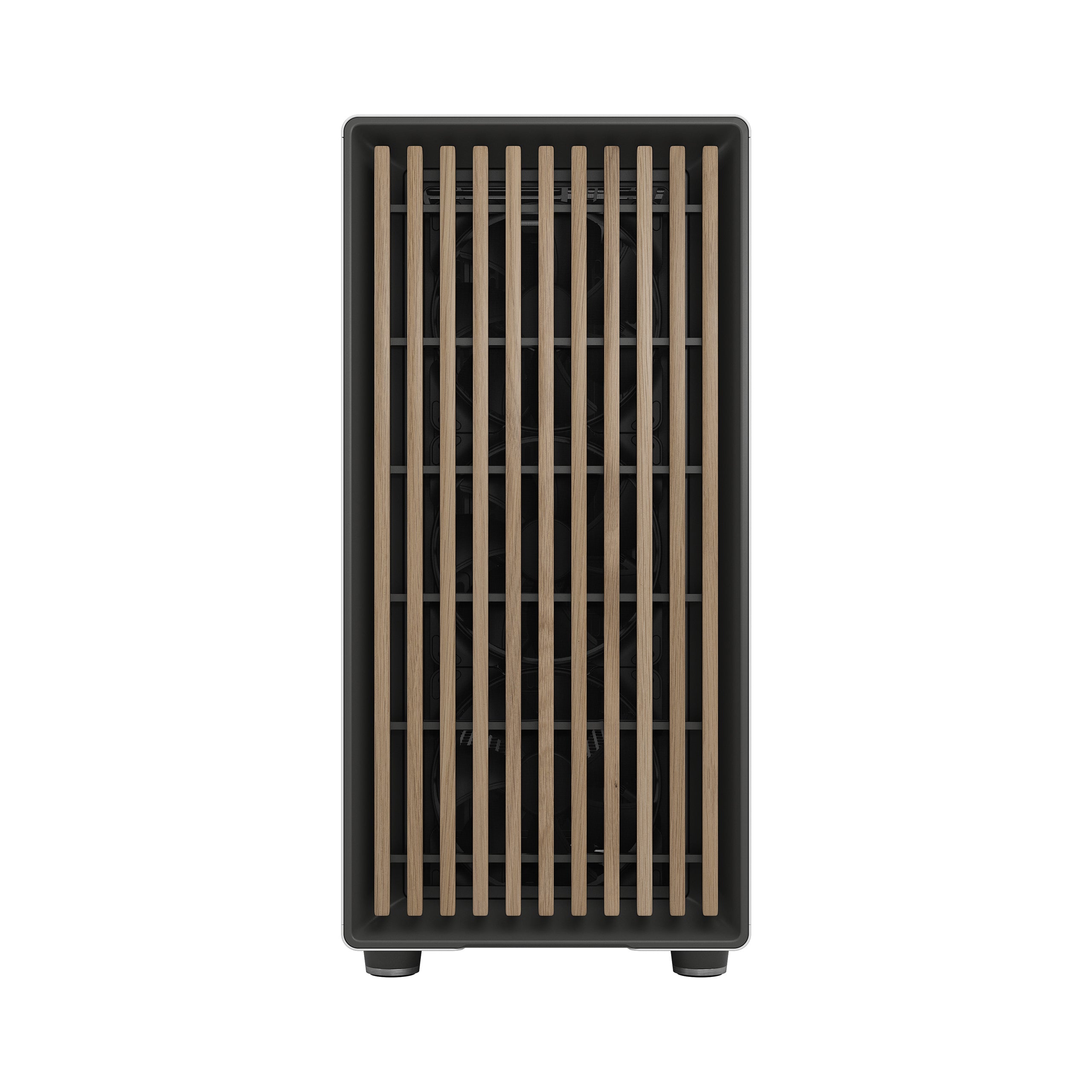 Fractal North XL Chalk White Mesh Side Panel Mid Tower Case – High Airflow Gaming PC Chassis