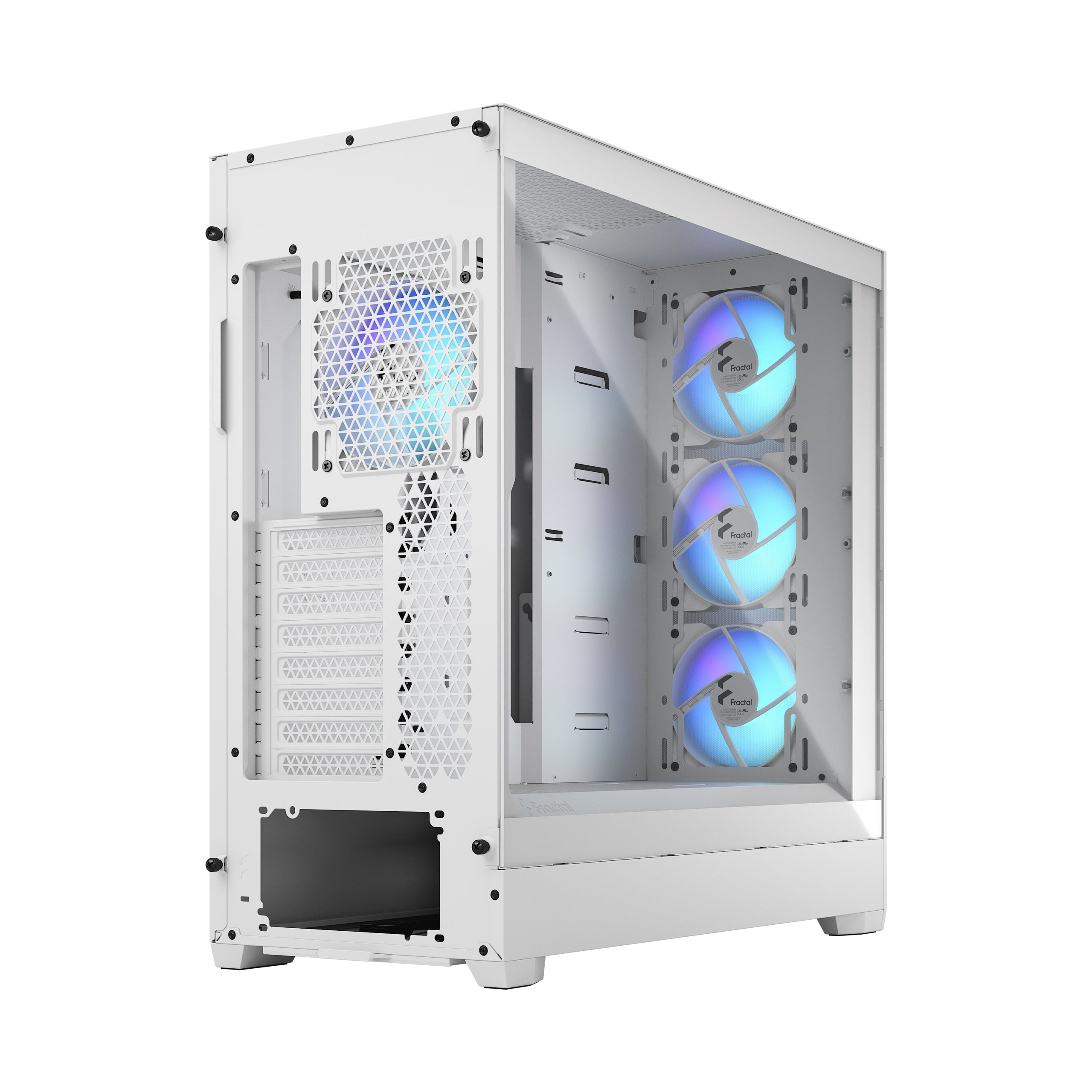 Fractal Pop XL Air RGB White Full Tower Gaming PC Case – High Airflow, ARGB Fans, Spacious Design