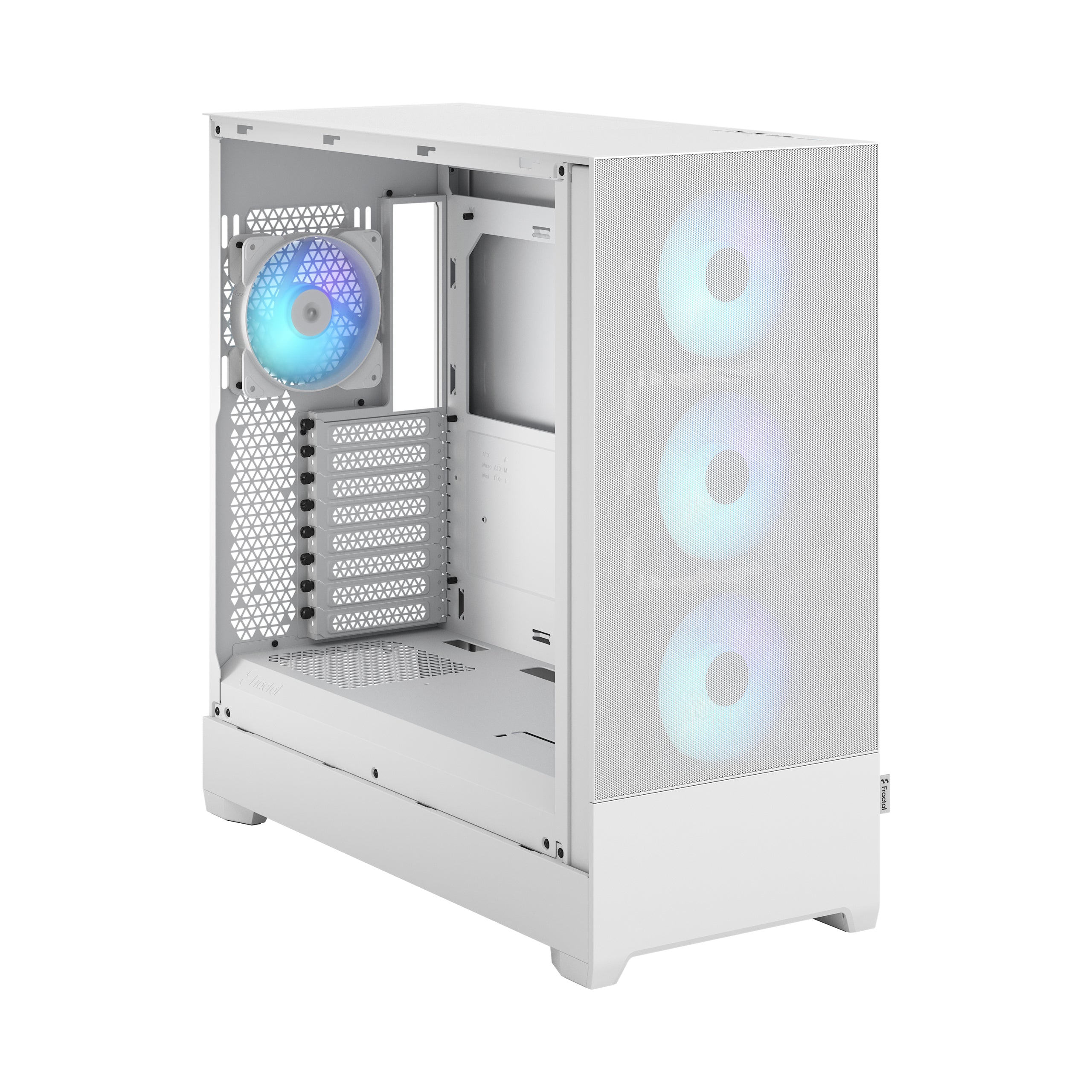 Fractal Pop XL Air RGB White Full Tower Gaming PC Case – High Airflow, ARGB Fans, Spacious Design
