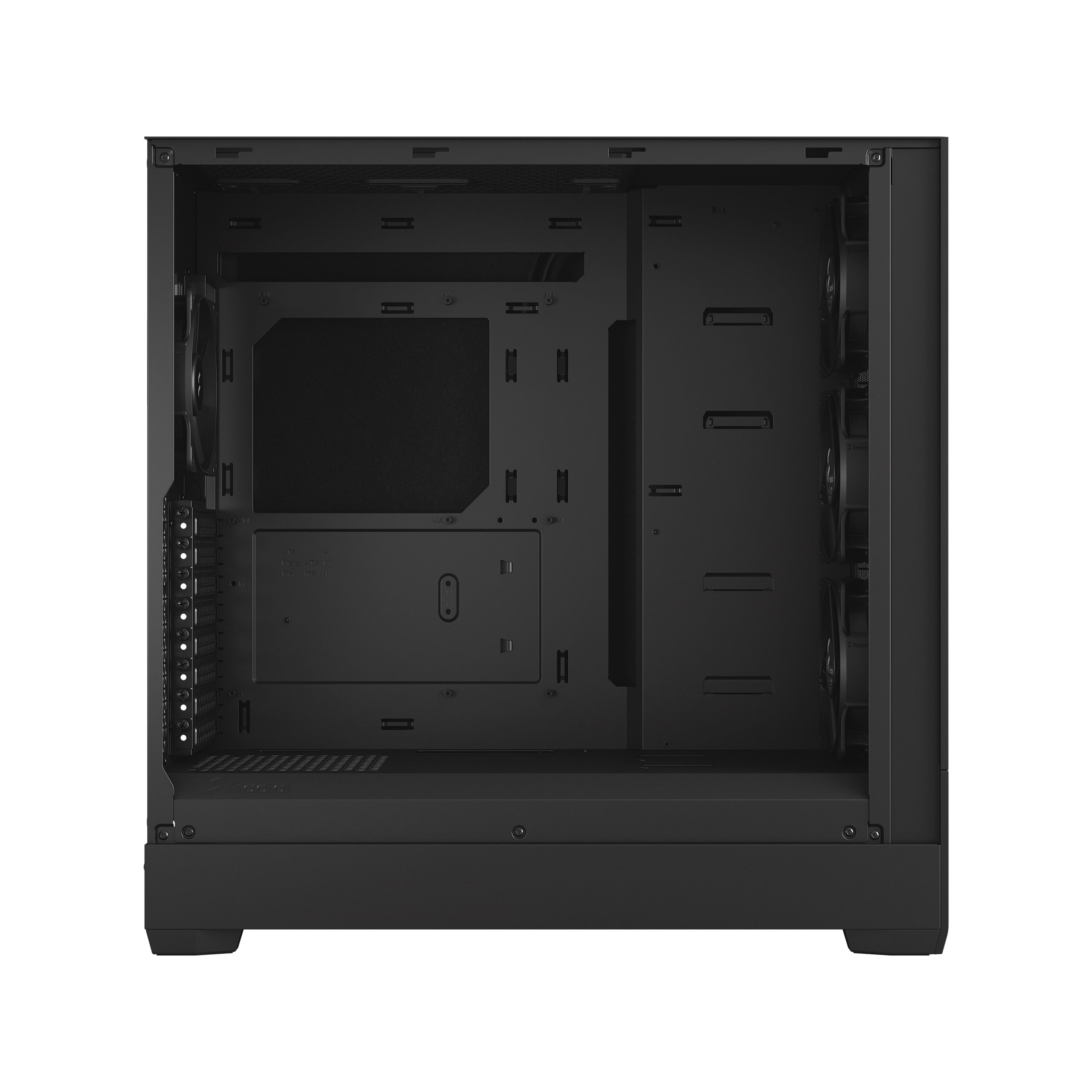 Fractal Pop XL Silent Black Full Tower Gaming PC Case – Noise-Optimized, High Airflow, Spacious Design