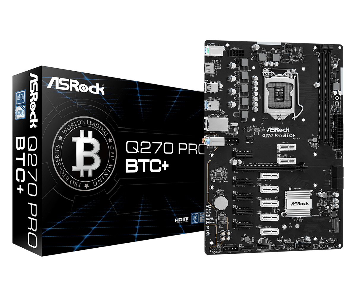 ASROCK Q270 PRO BTC+