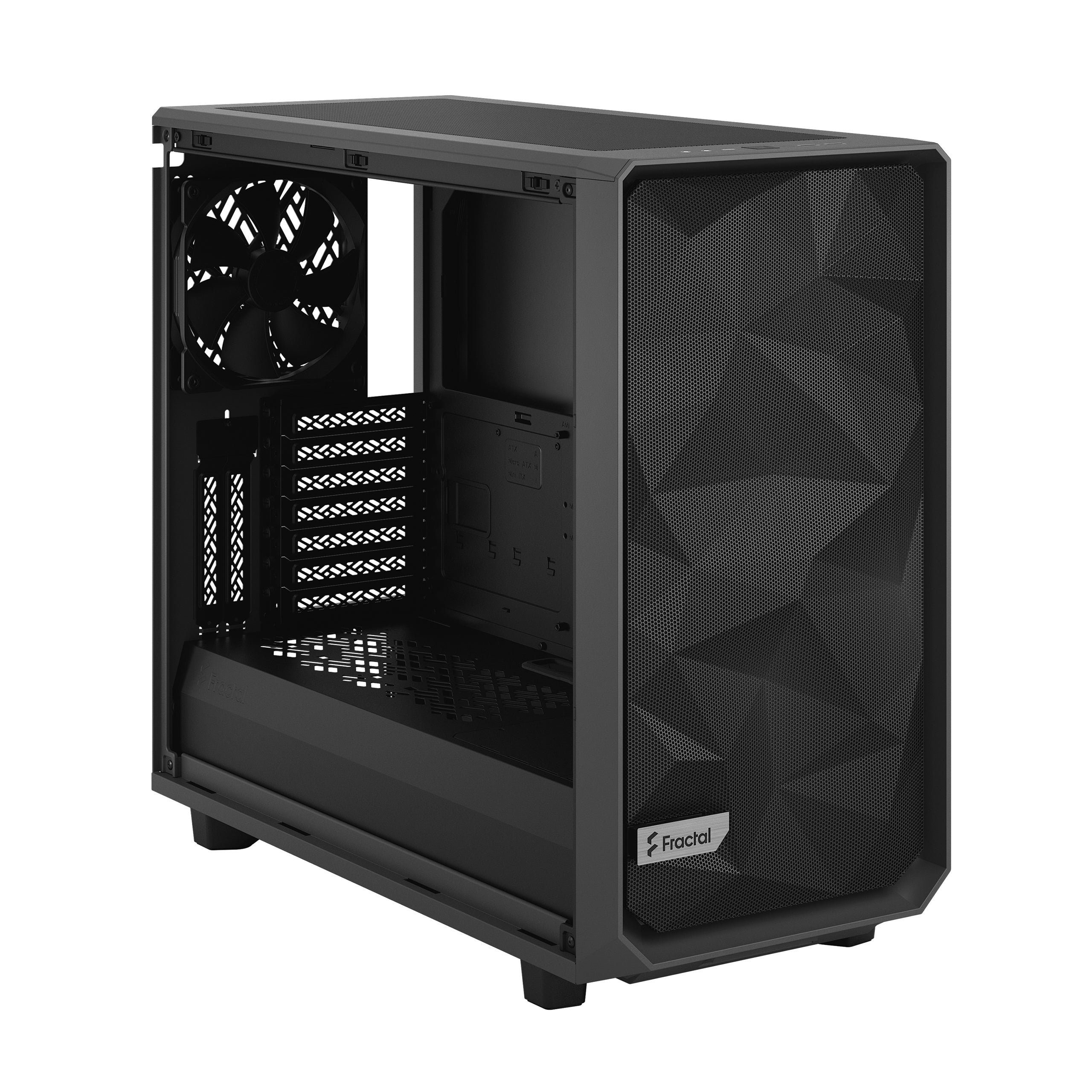 Fractal Design Meshify 2 Grey Light Mid Tower Gaming Case – Tempered Glass Window, High Airflow, Modular Interior, Premium Build for Gaming & Custom PCs