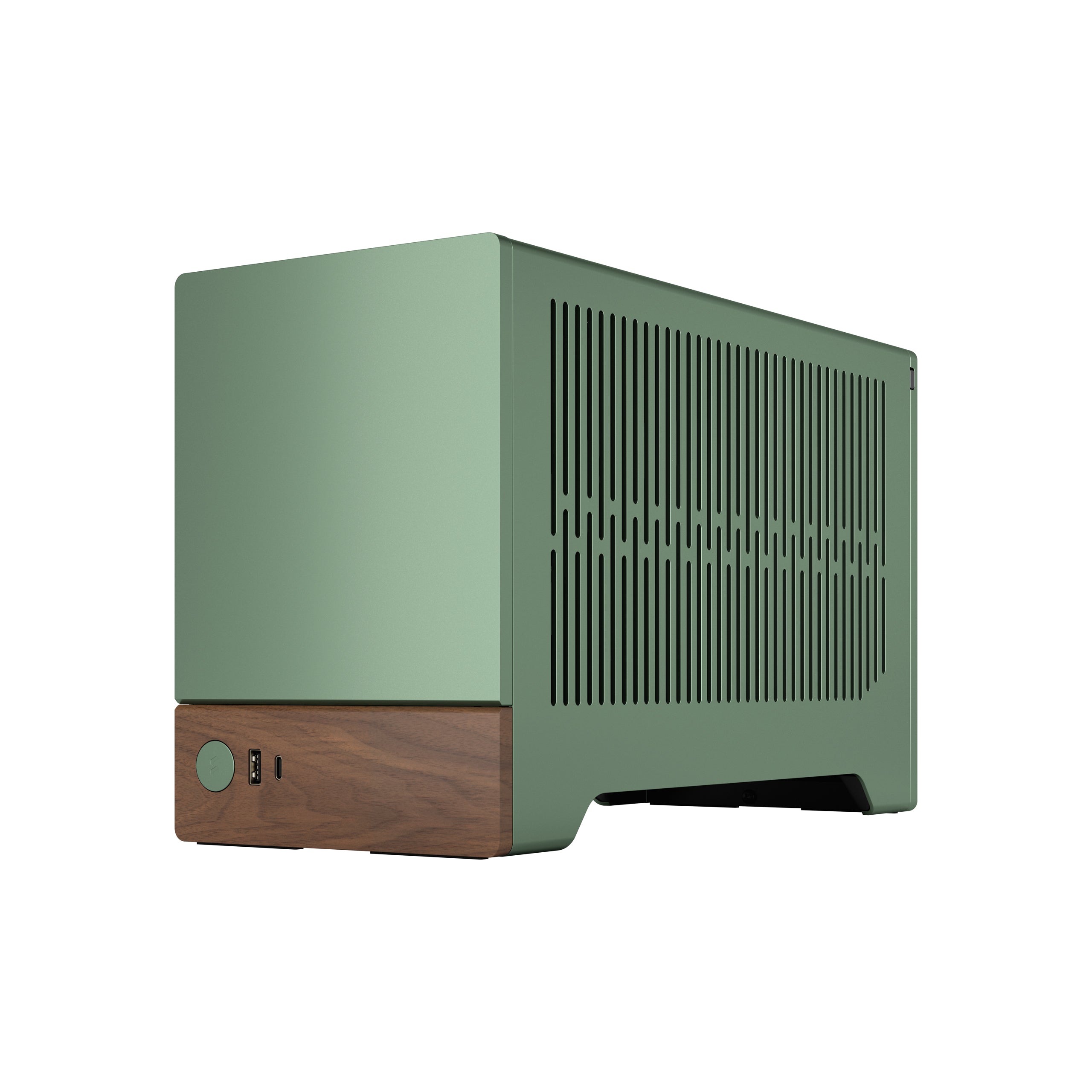 Fractal Design Terra Jade Mini-ITX USB 3.2 Case – Compact, Stylish SFF PC Case for Gaming & HTPC Builds