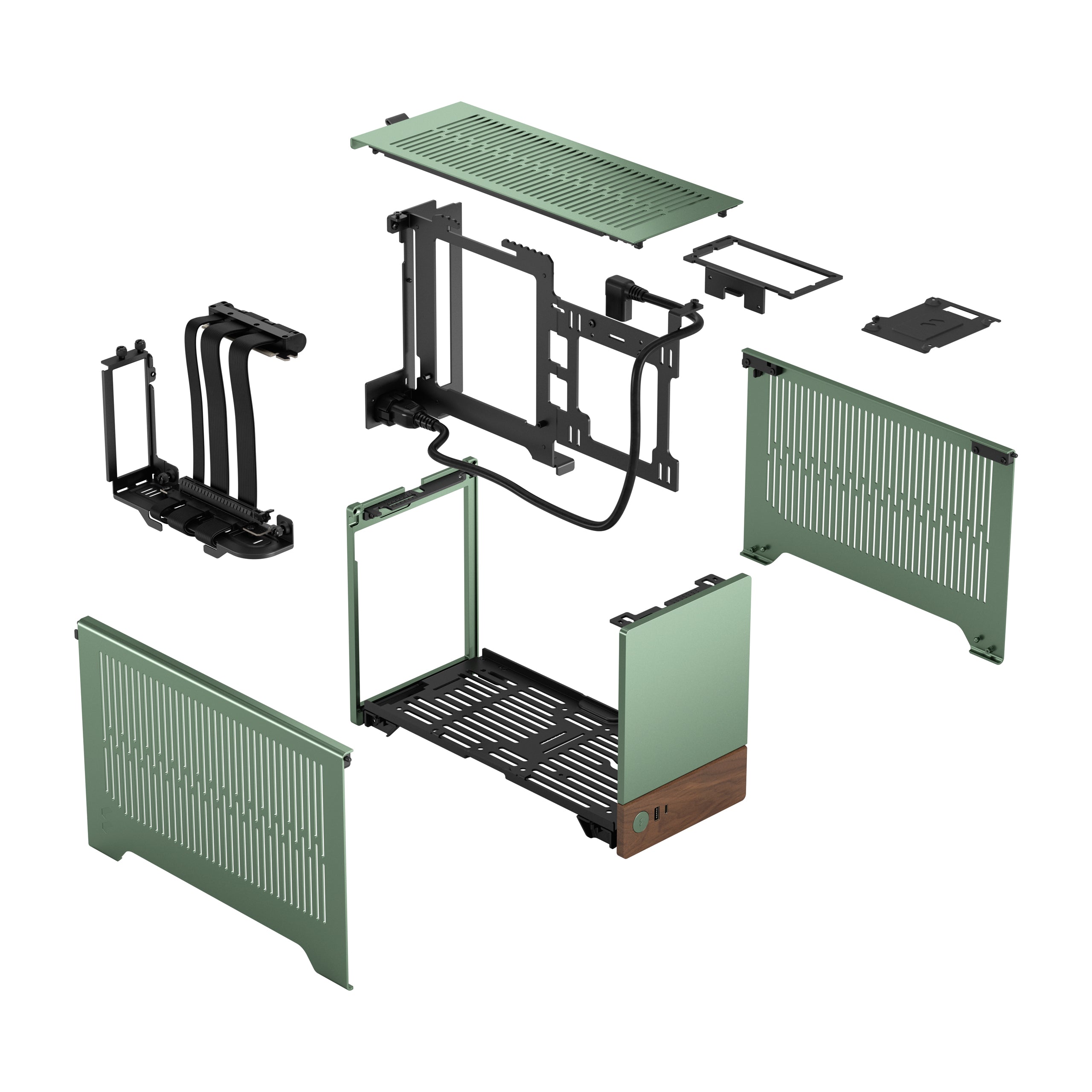 Fractal Design Terra Jade Mini-ITX USB 3.2 Case – Compact, Stylish SFF PC Case for Gaming & HTPC Builds