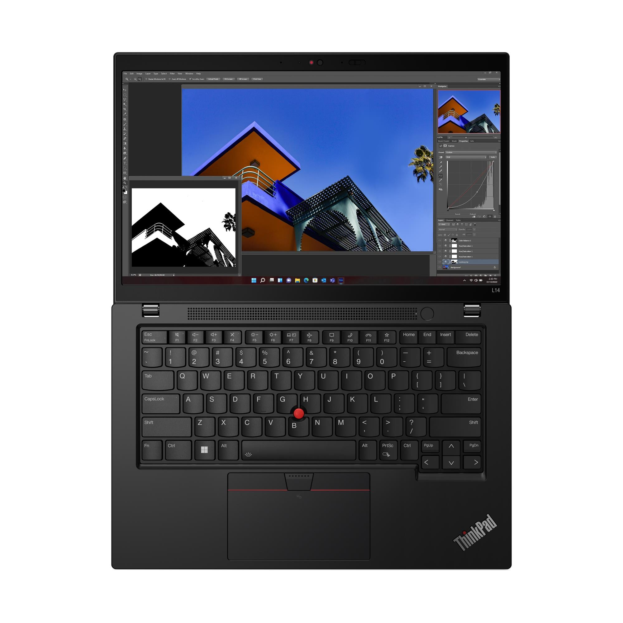 Lenovo ThinkPad L14 Gen 4 Lightweight Business Laptop 14" FHD Touchscreen Intel Core i7 13th Gen 16GB DDR4 RAM 512GB PCIe SSD Windows 11 Pro